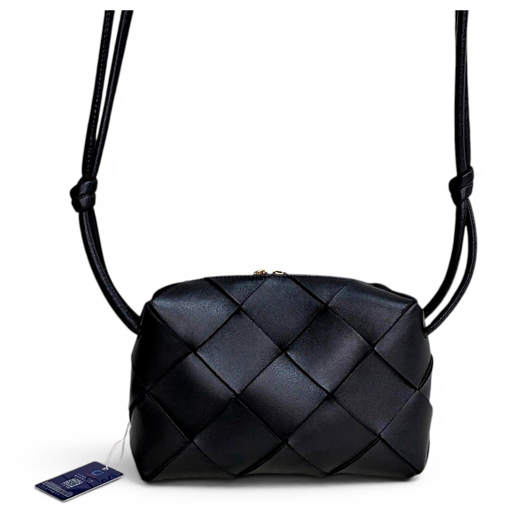 Cassette leather crossbody bag