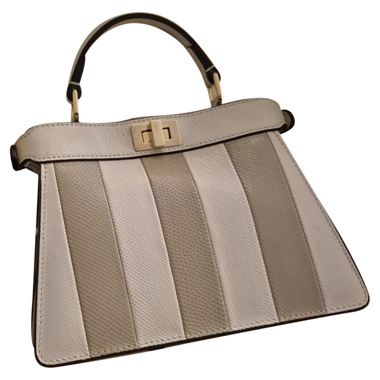 Peekaboo leather handbag