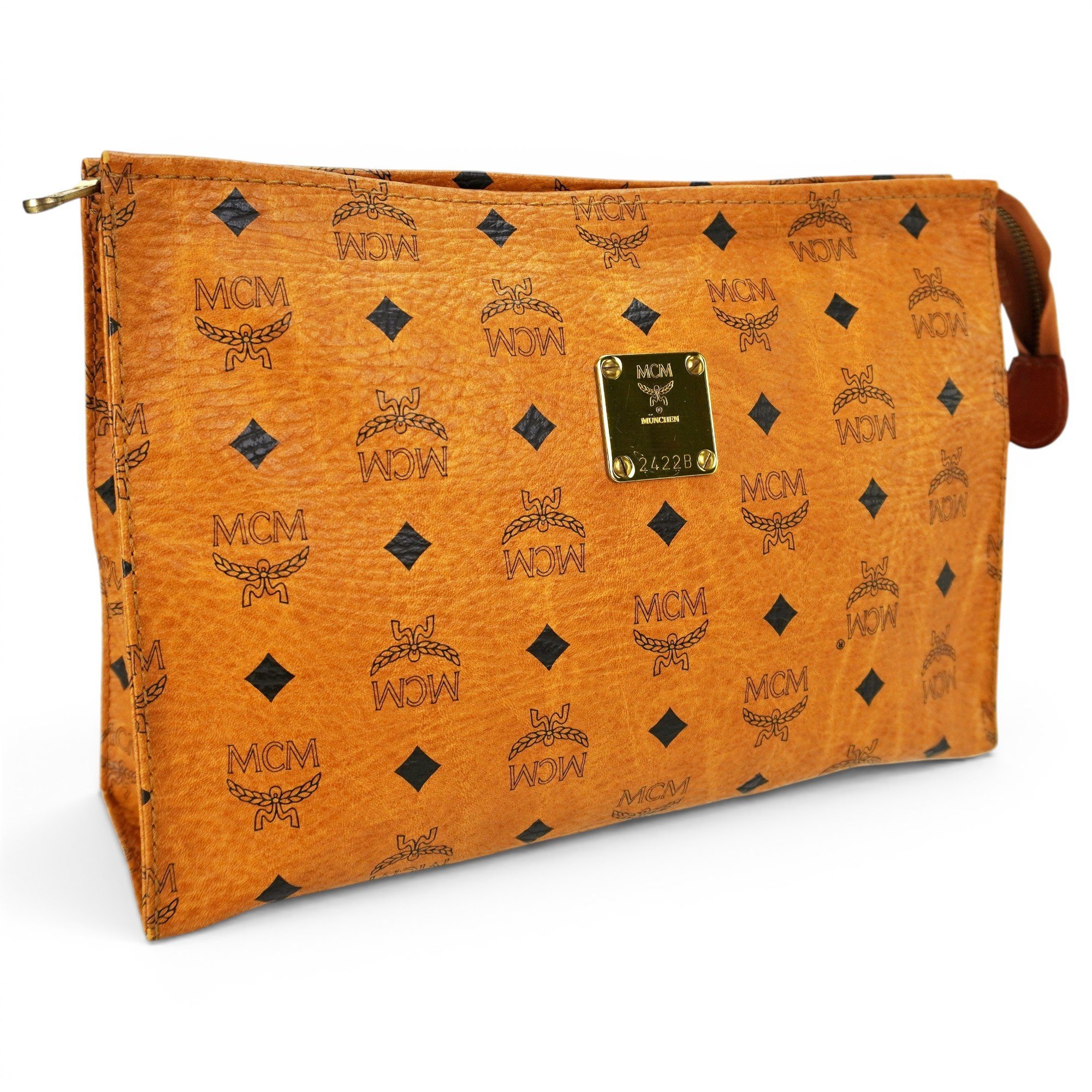 Leather vanity case