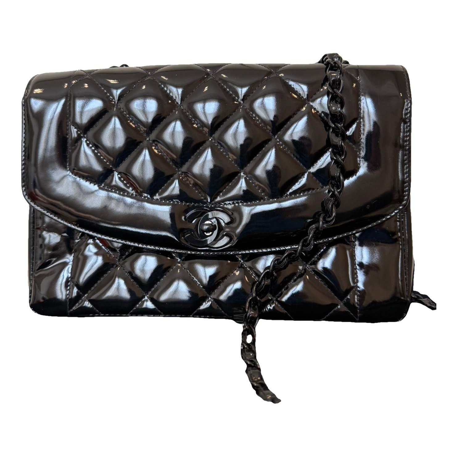 Diana patent leather crossbody bag