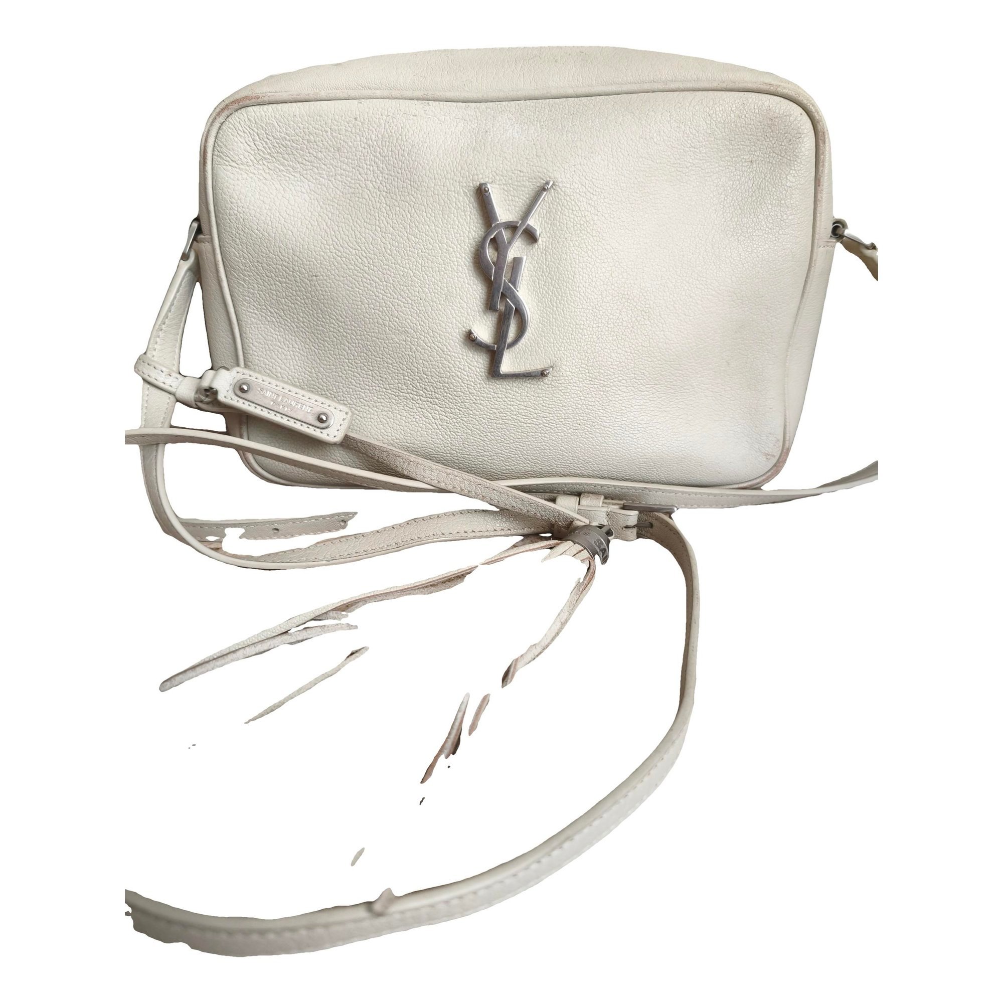 Camera Lou leather crossbody bag