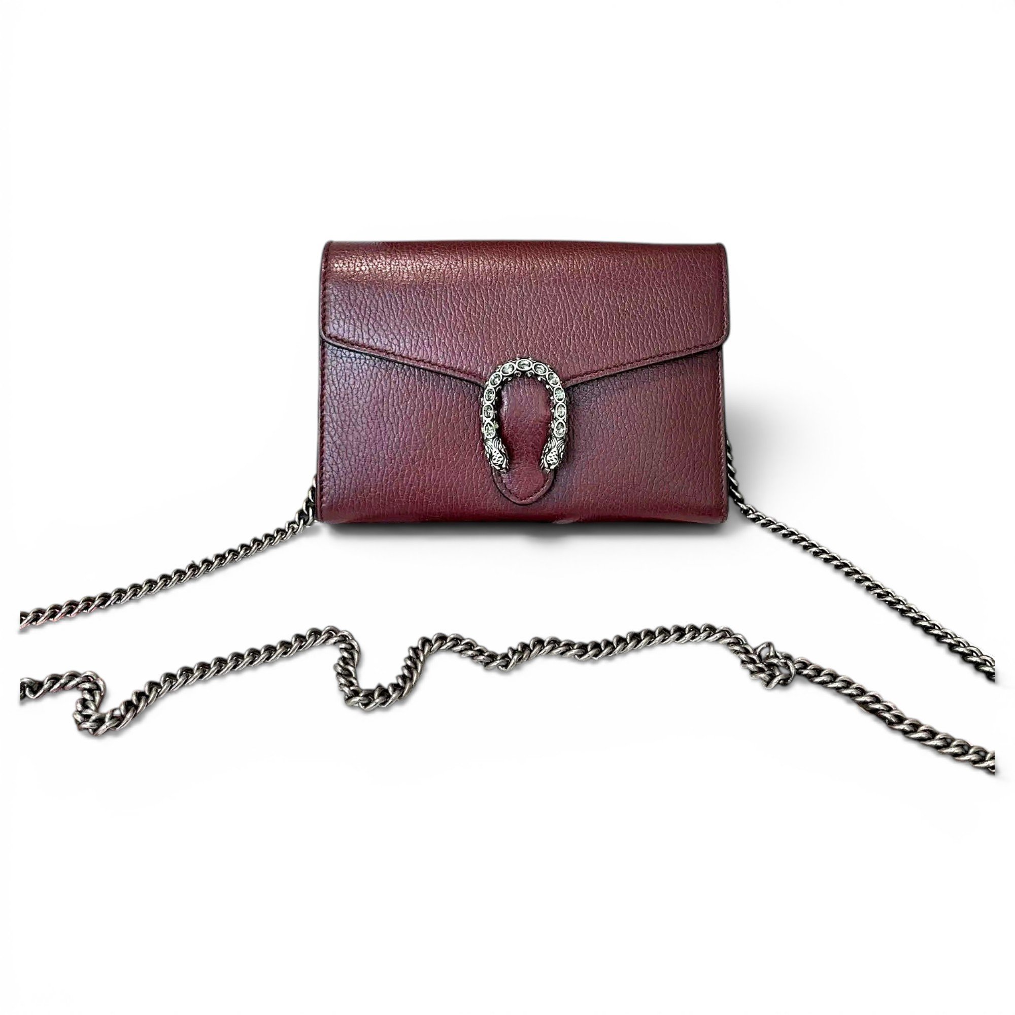 Dionysus Chain Wallet leather crossbody bag