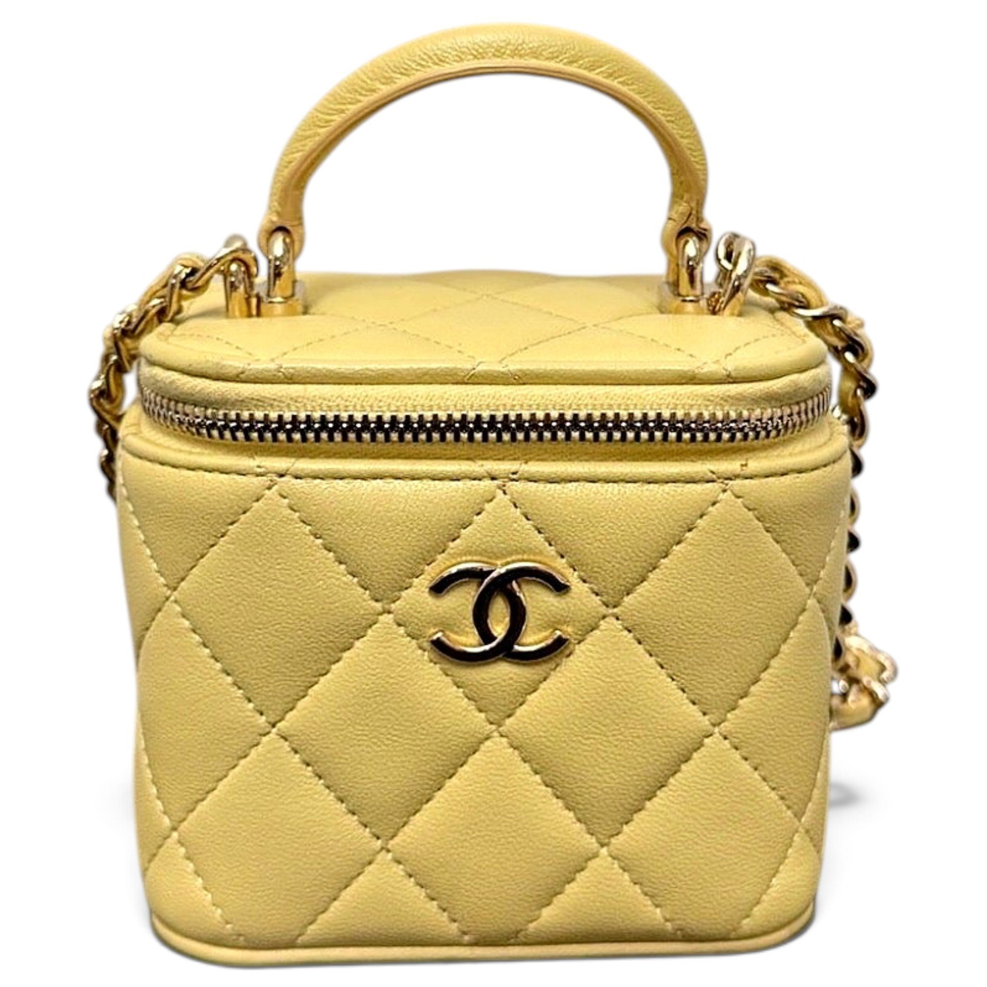 Trendy CC Vanity leather handbag