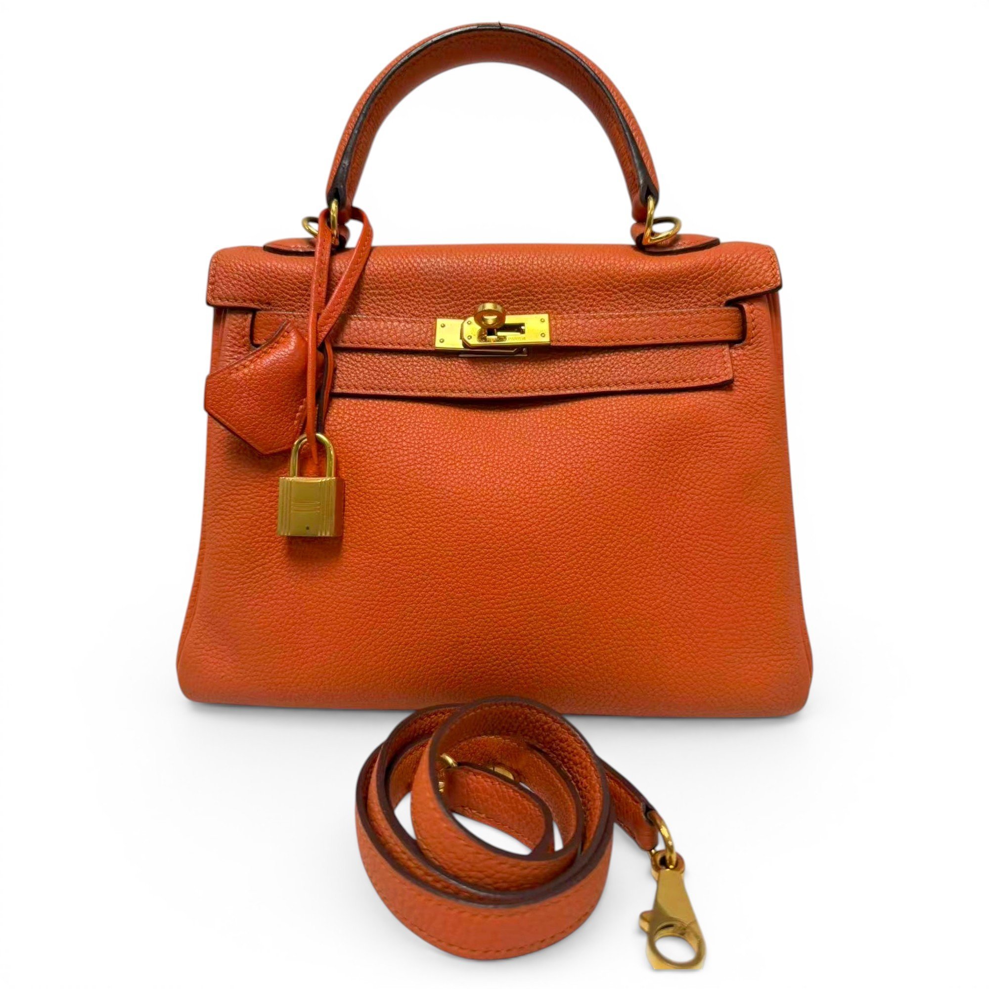 Kelly 25 leather handbag