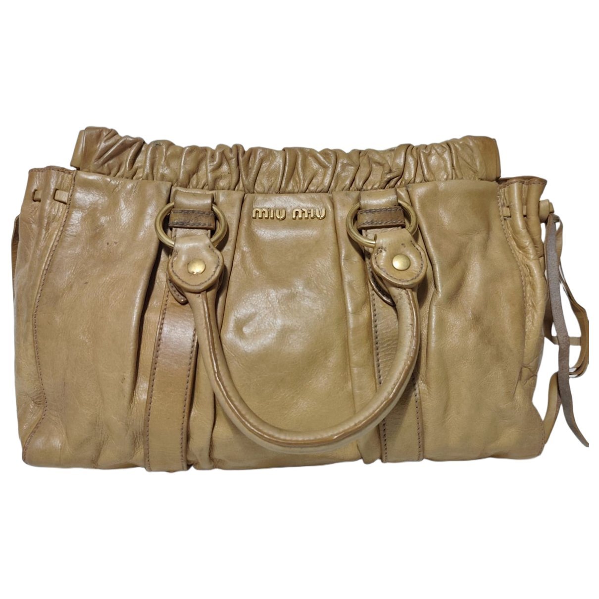 Miu Miu Vitello leather handbag