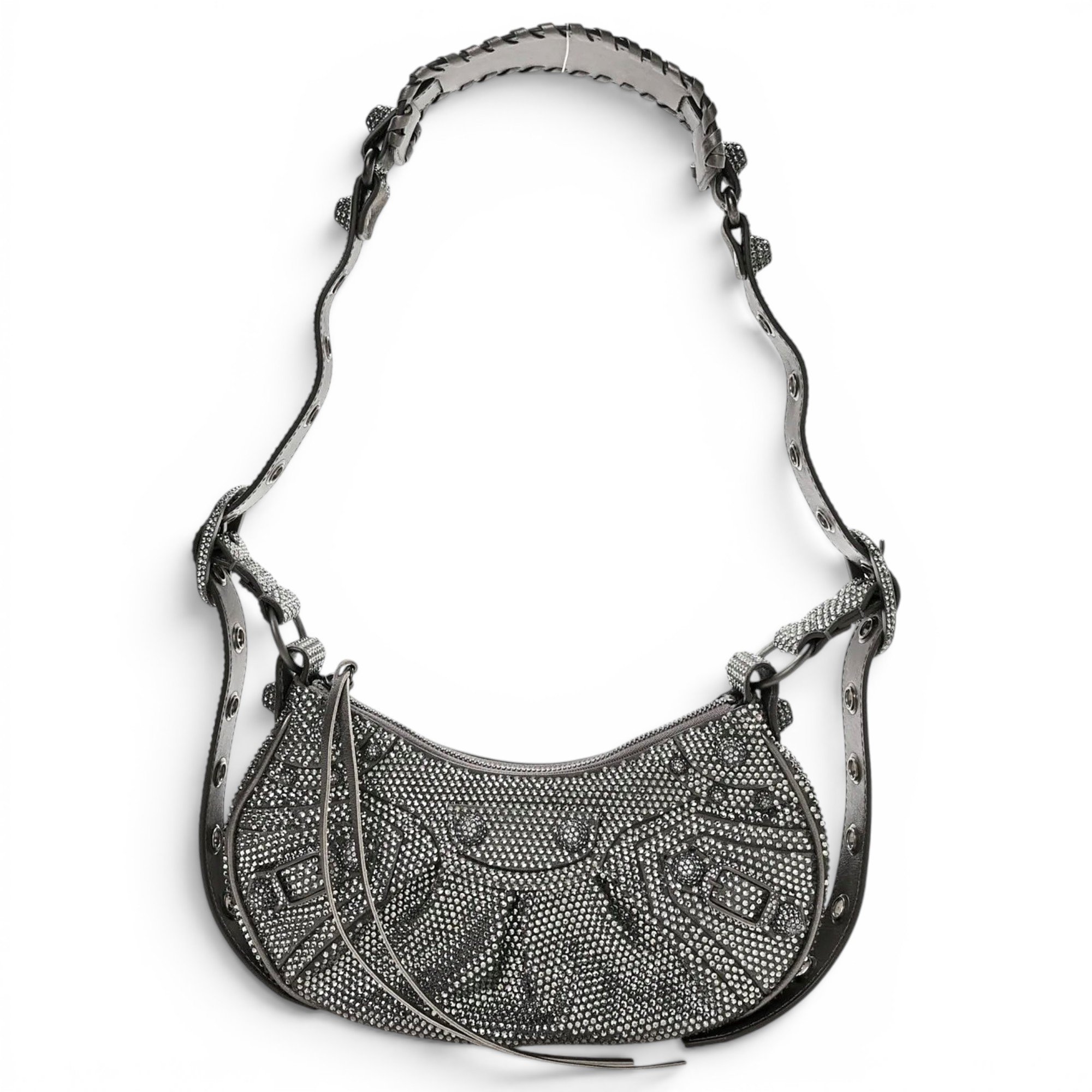 Le Cagole glitter handbag
