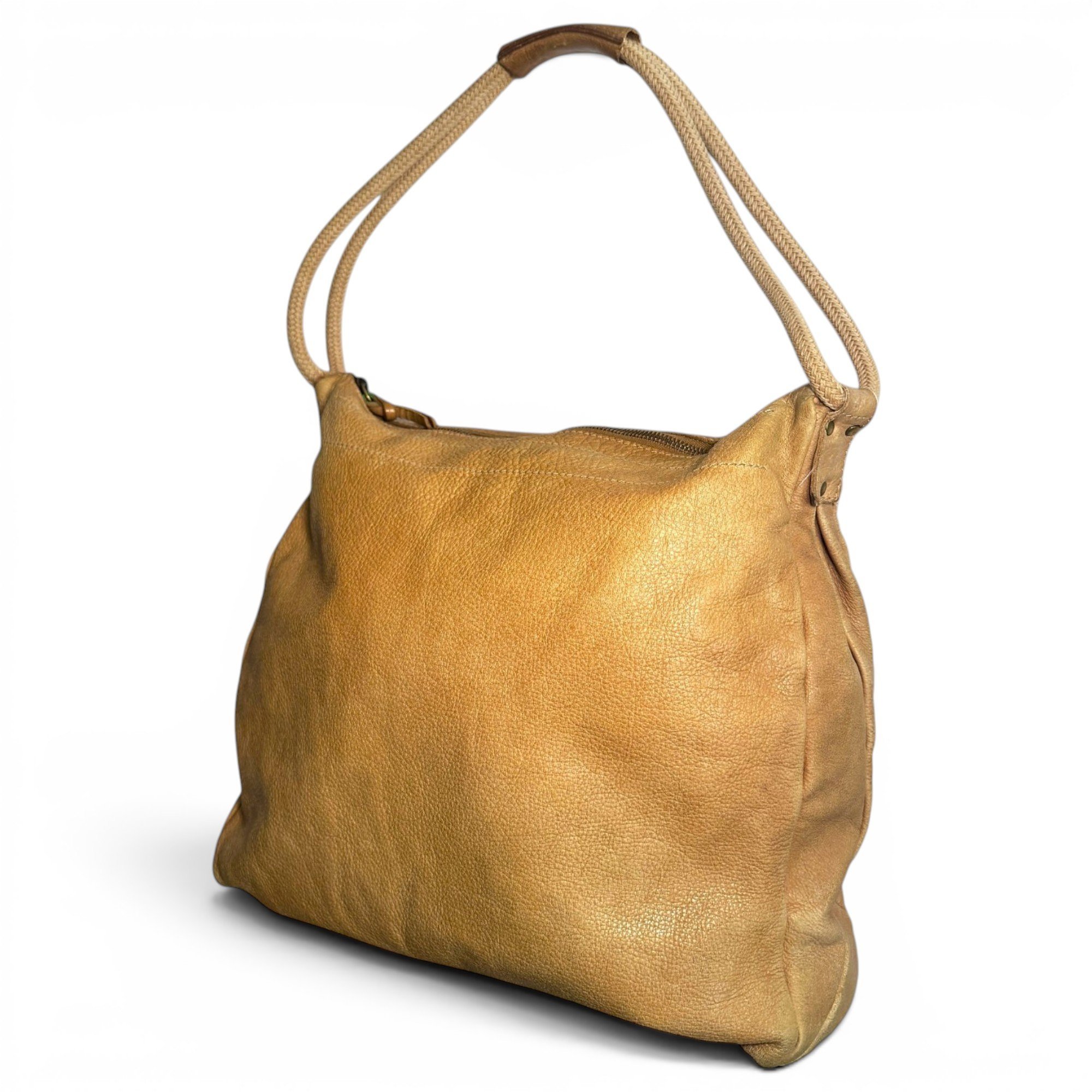 Bow bag leather handbag