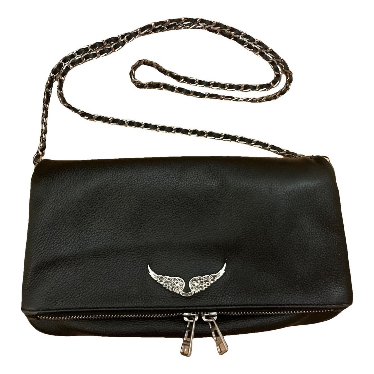 Rock leather crossbody bag