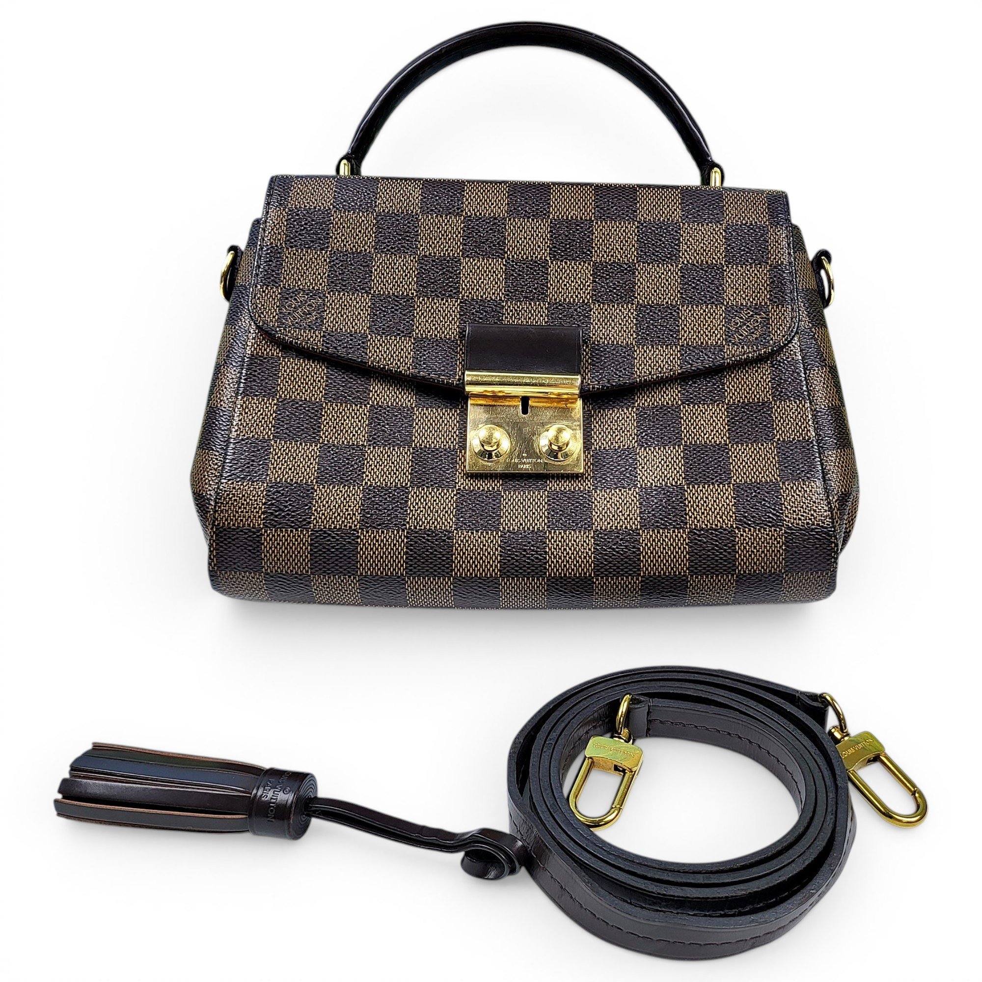 Louis Vuitton Croisette leather handbag