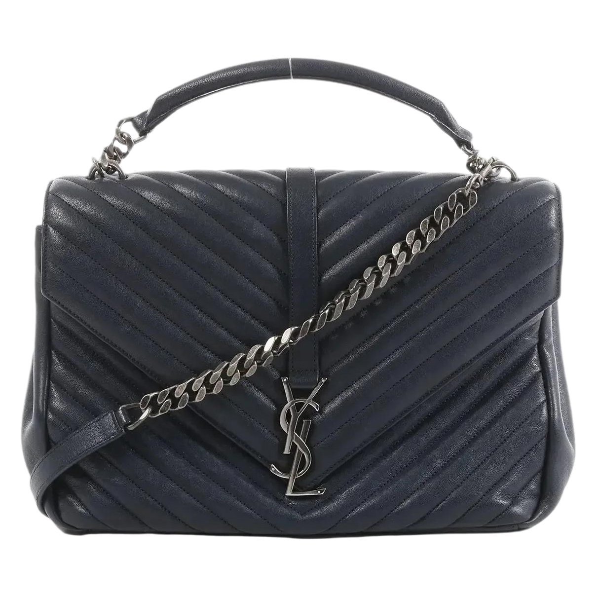 Collége monogramme leather handbag