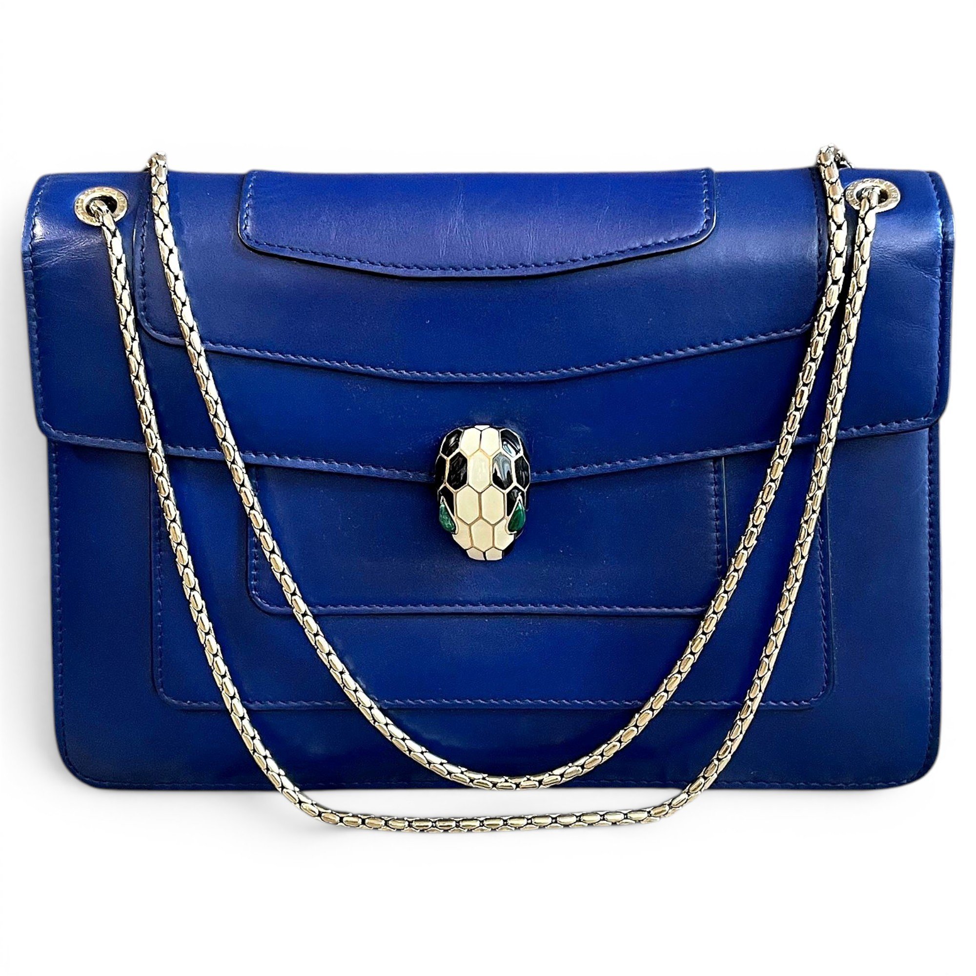 Serpenti leather crossbody bag