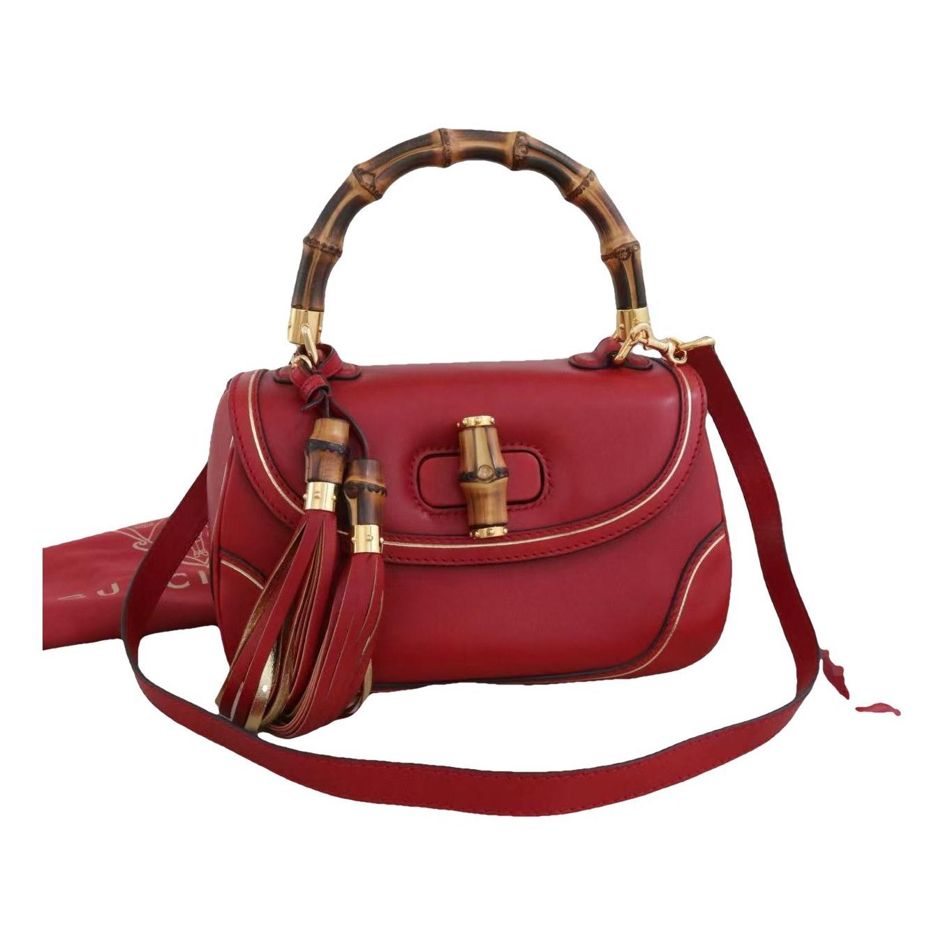 Leather handbag