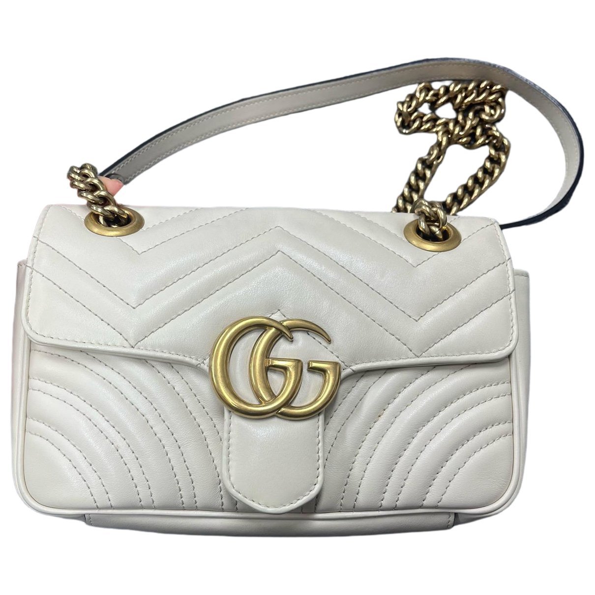 GG Marmont Flap leather crossbody bag
