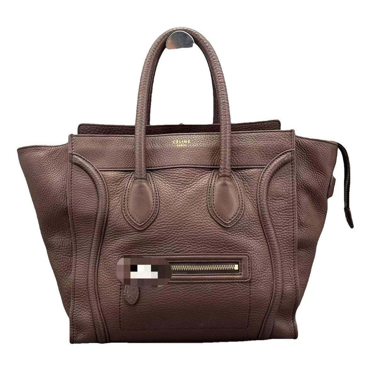 Belt leather handbag