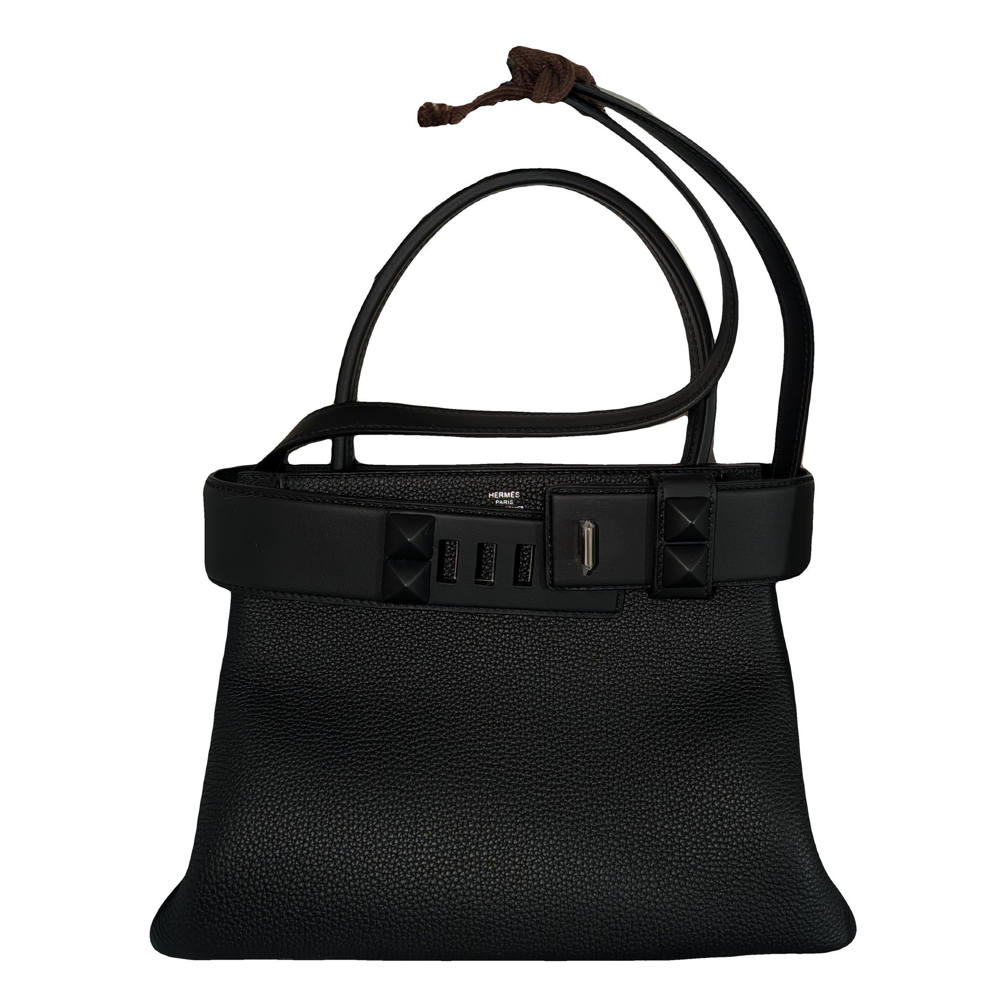 Médor leather handbag
