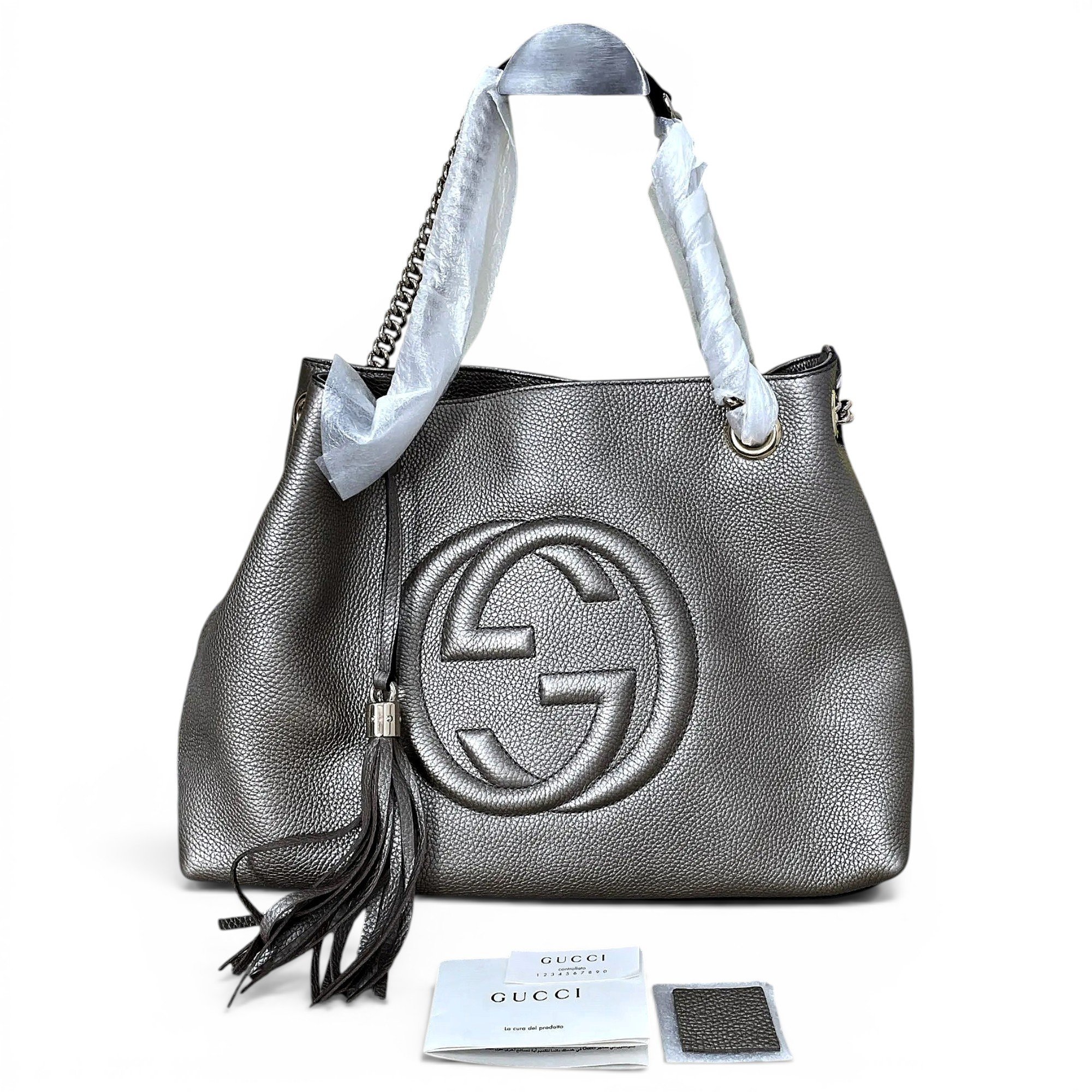 Soho leather tote