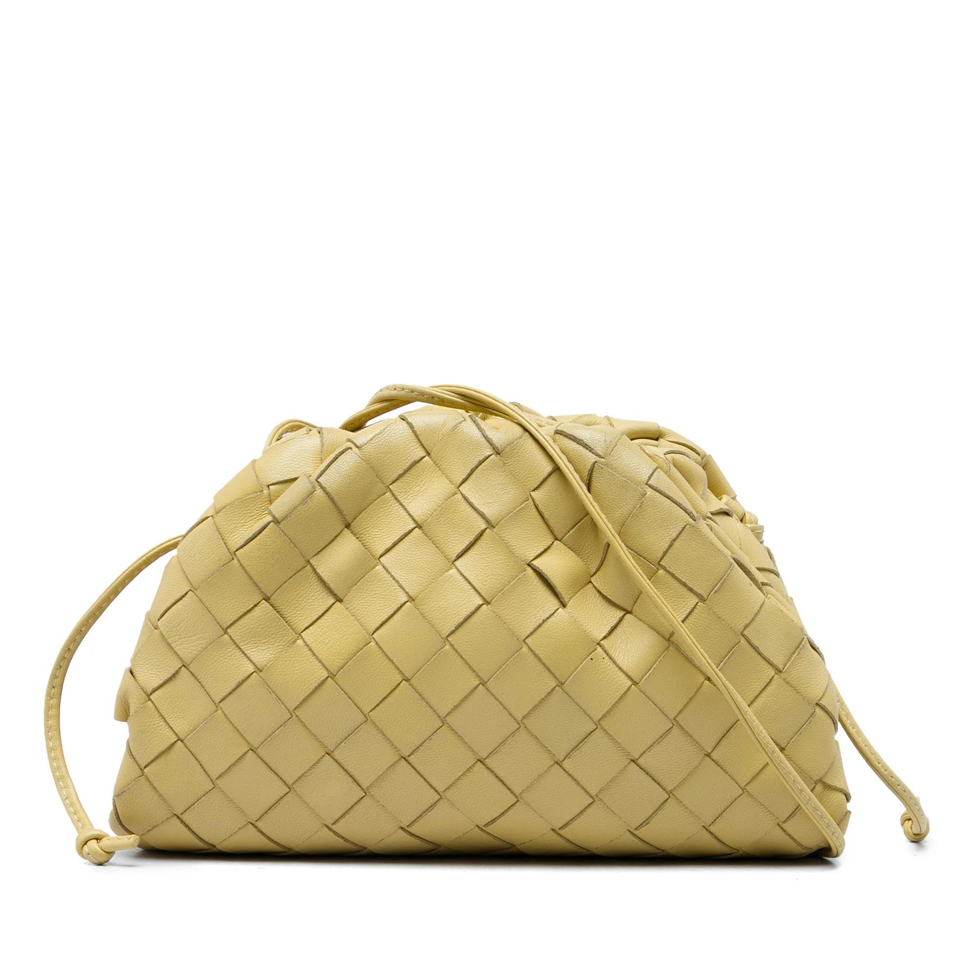 Pouch leather handbag