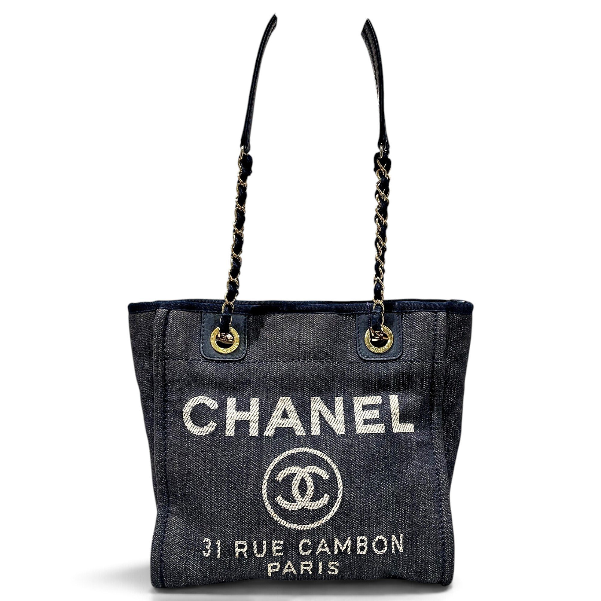 North South Deauville leather tote