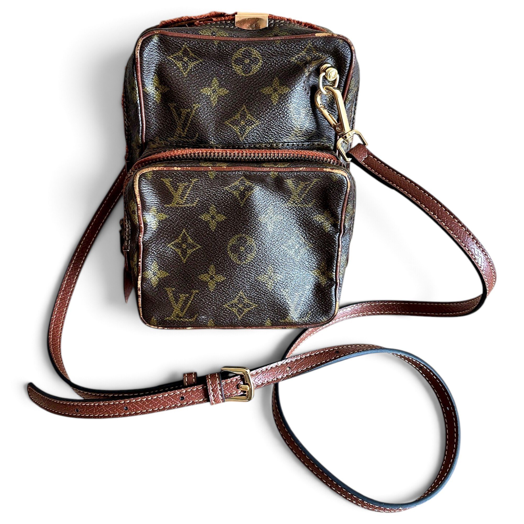 Amazon leather crossbody bag