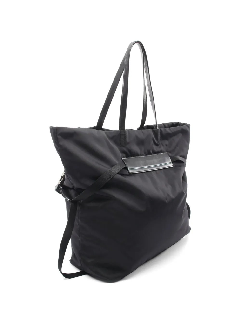 2000s Tessuto buckle tote bag