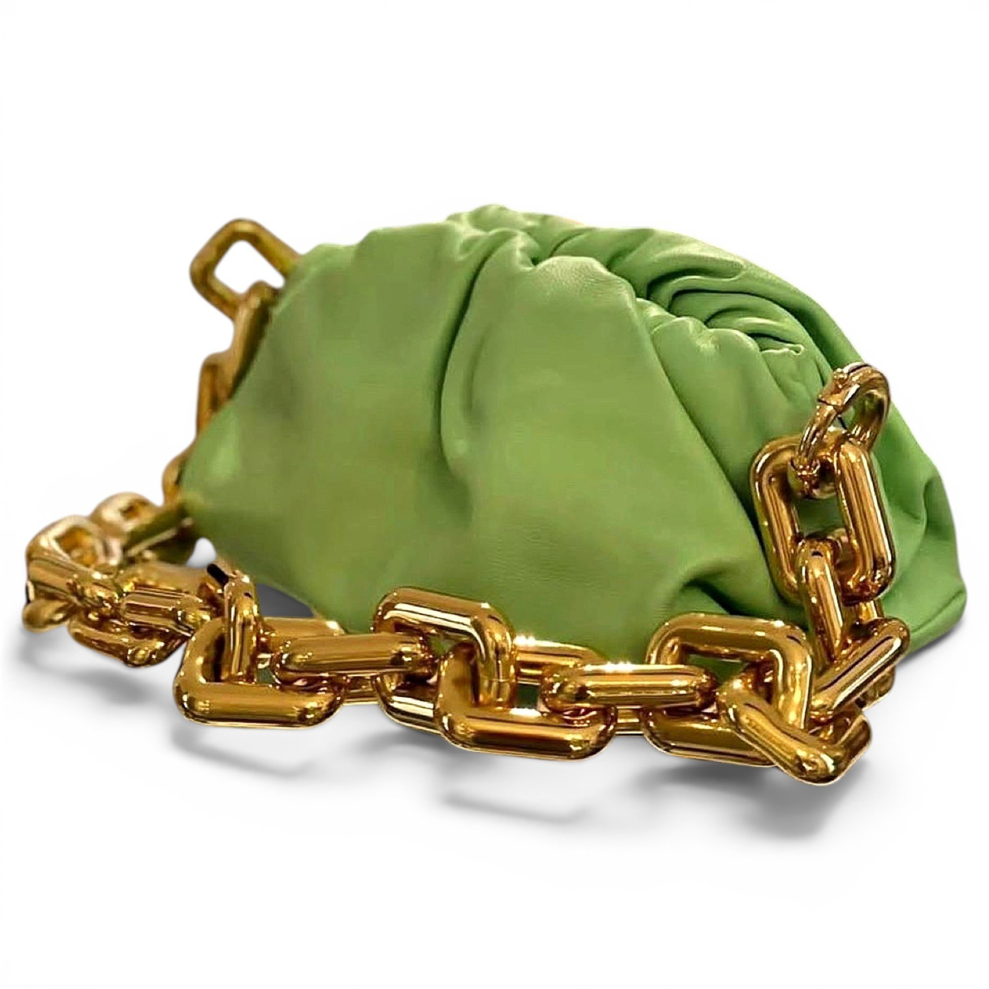 Chain Pouch leather handbag