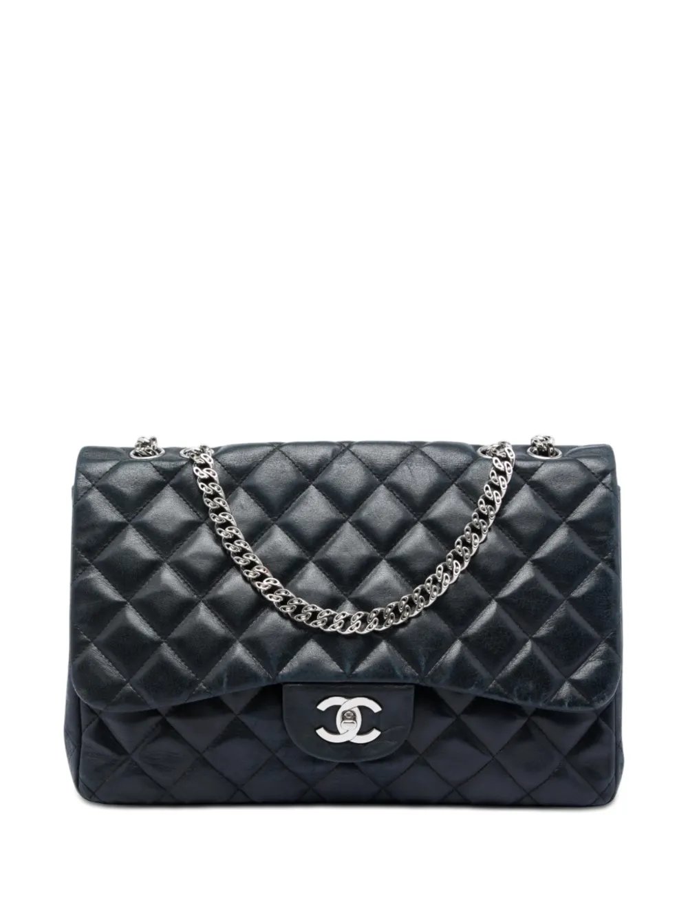2006-2008 Jumbo Classic Lambskin Single Flap shoulder bag