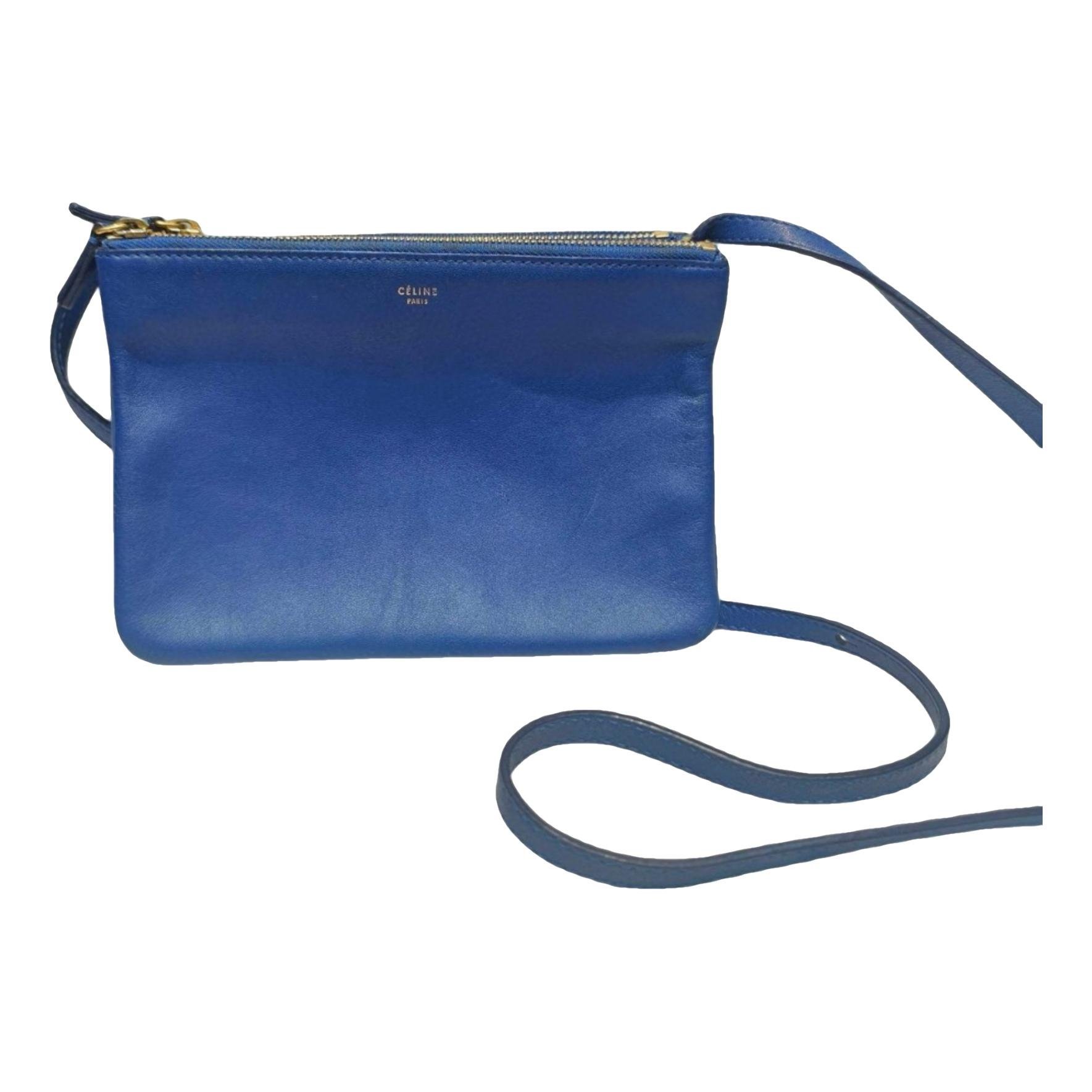 Trio leather crossbody bag