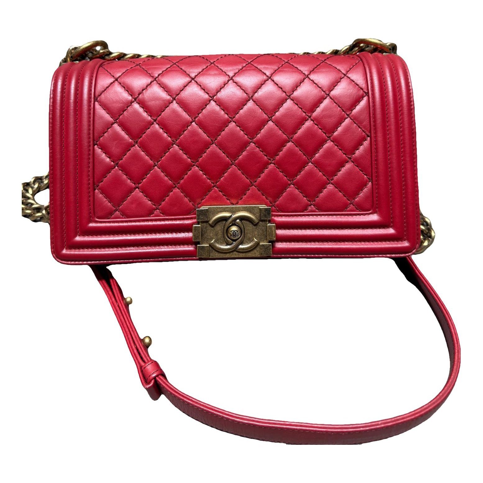 Boy leather crossbody bag