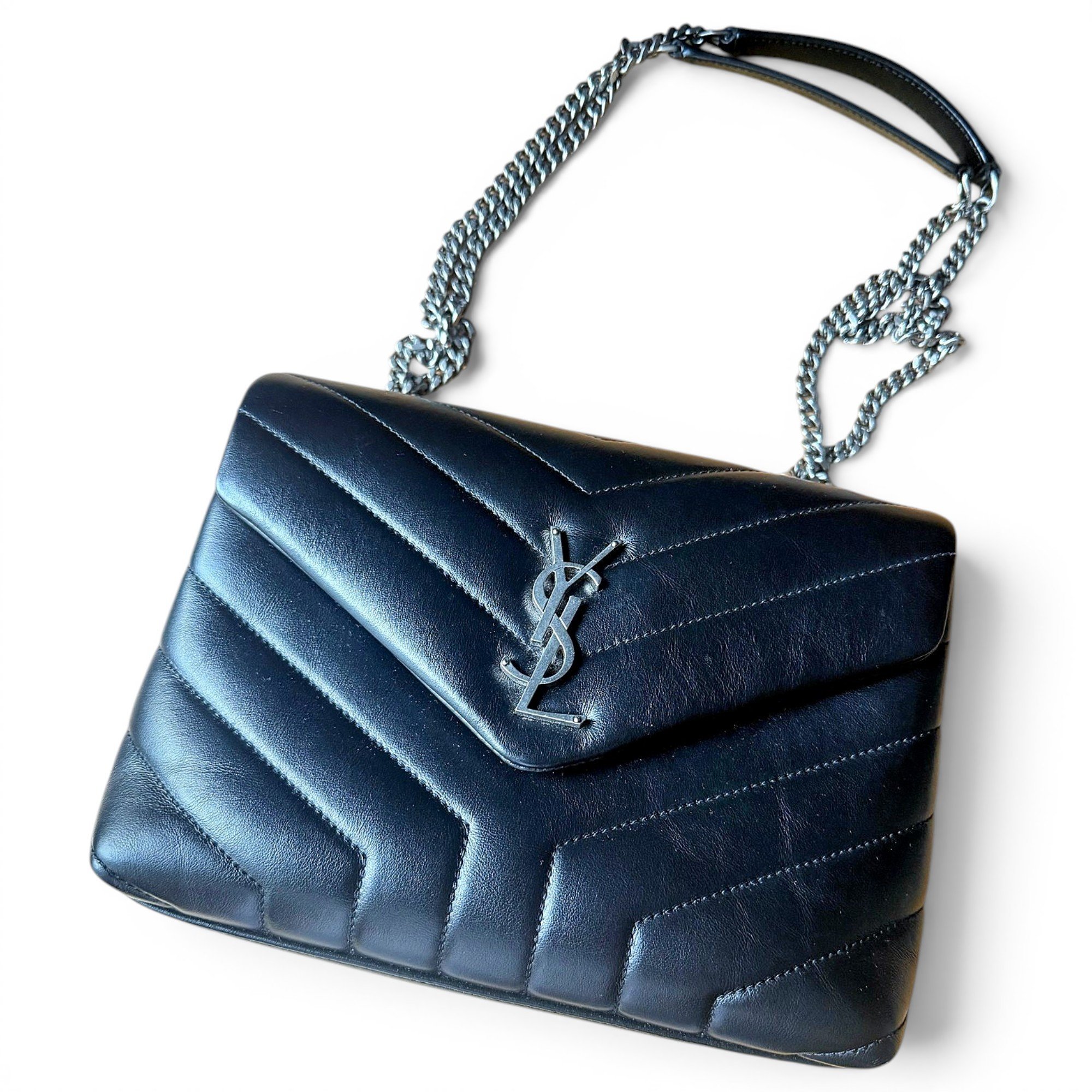 Loulou leather handbag