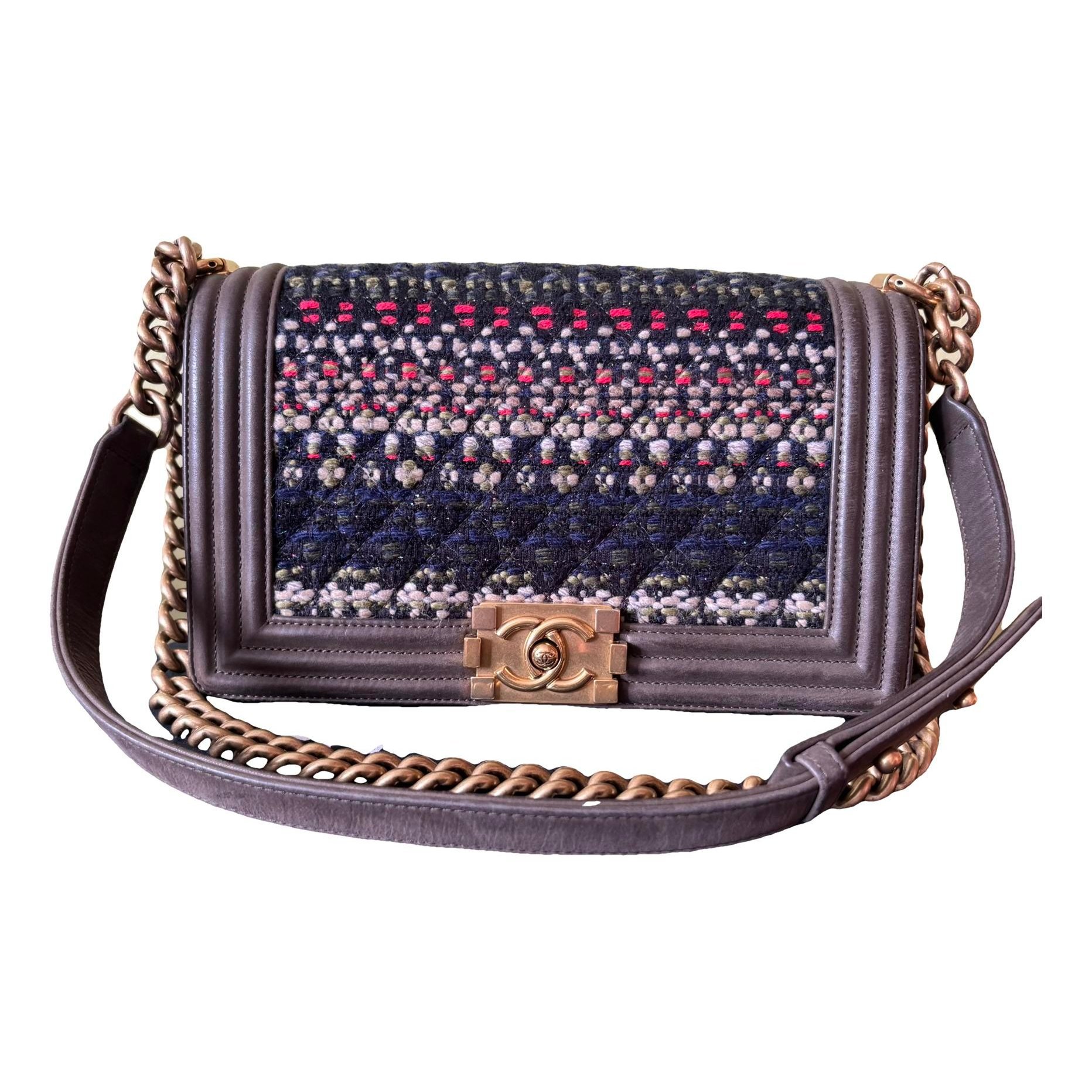 Boy tweed handbag
