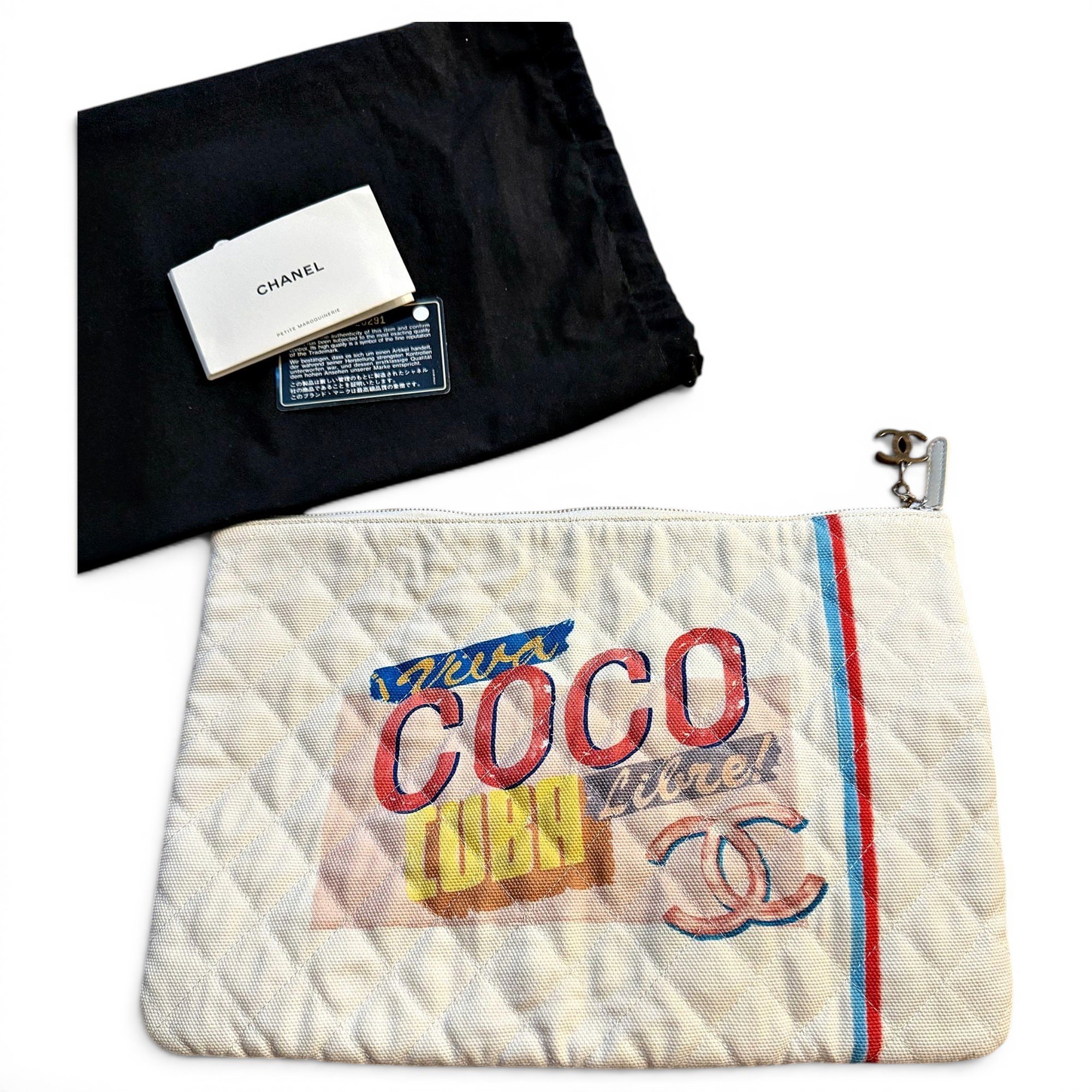 Chanel Timeless/Classique cloth clutch bag