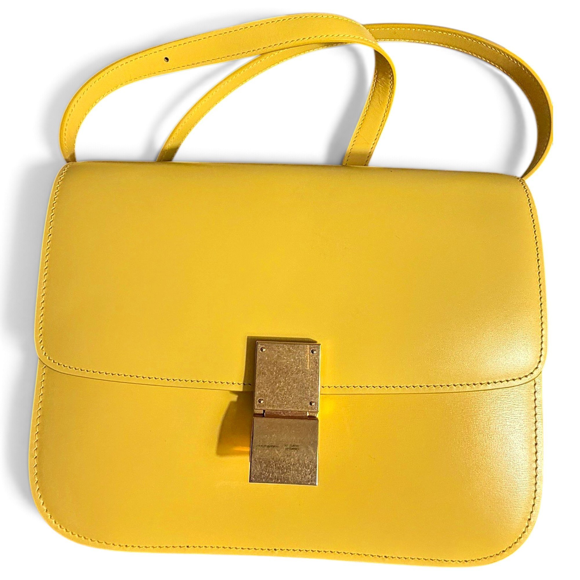 Classic leather crossbody bag