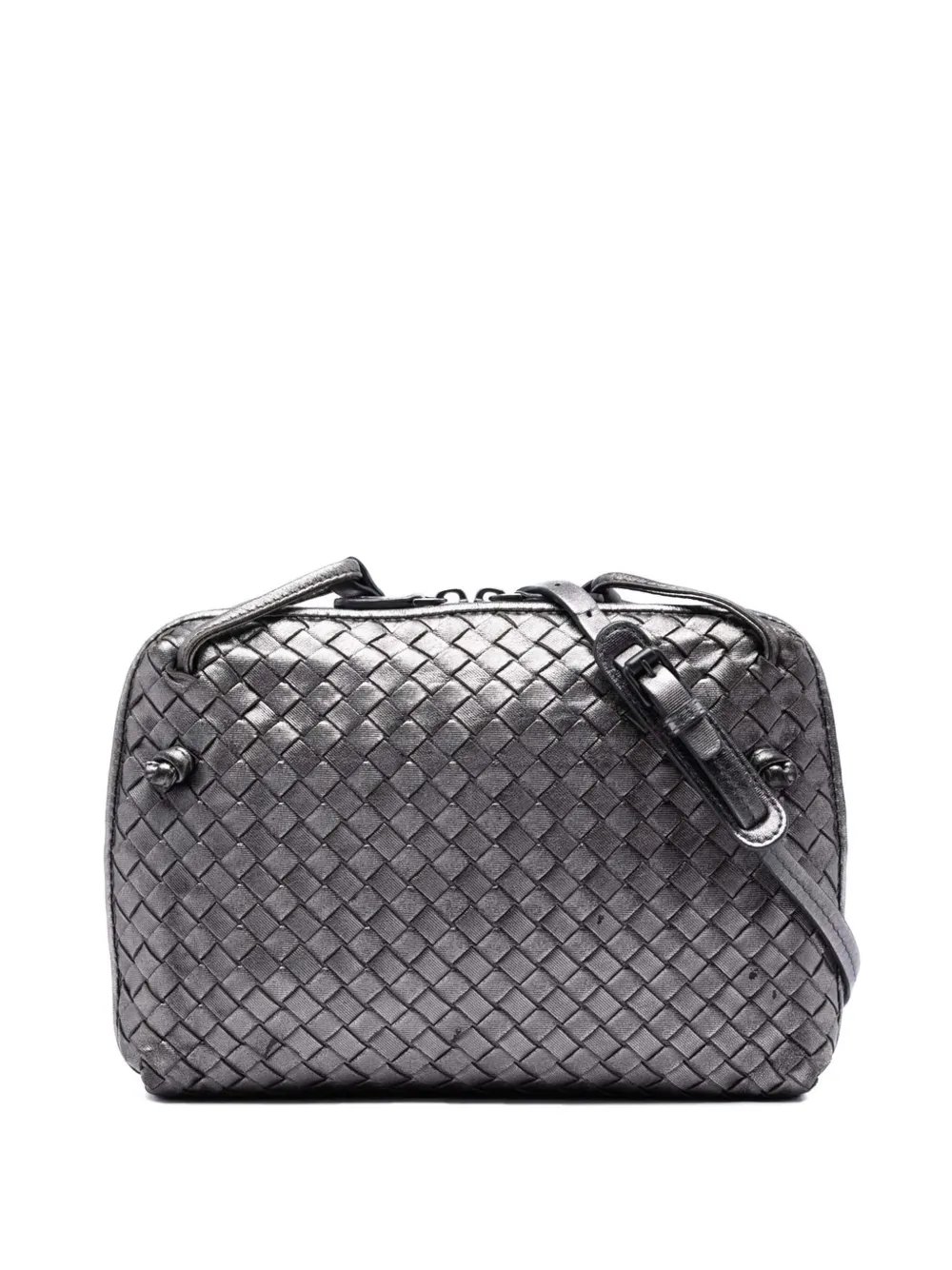 2012-2026 Metallic Nappa Intrecciato Nodini crossbody bag