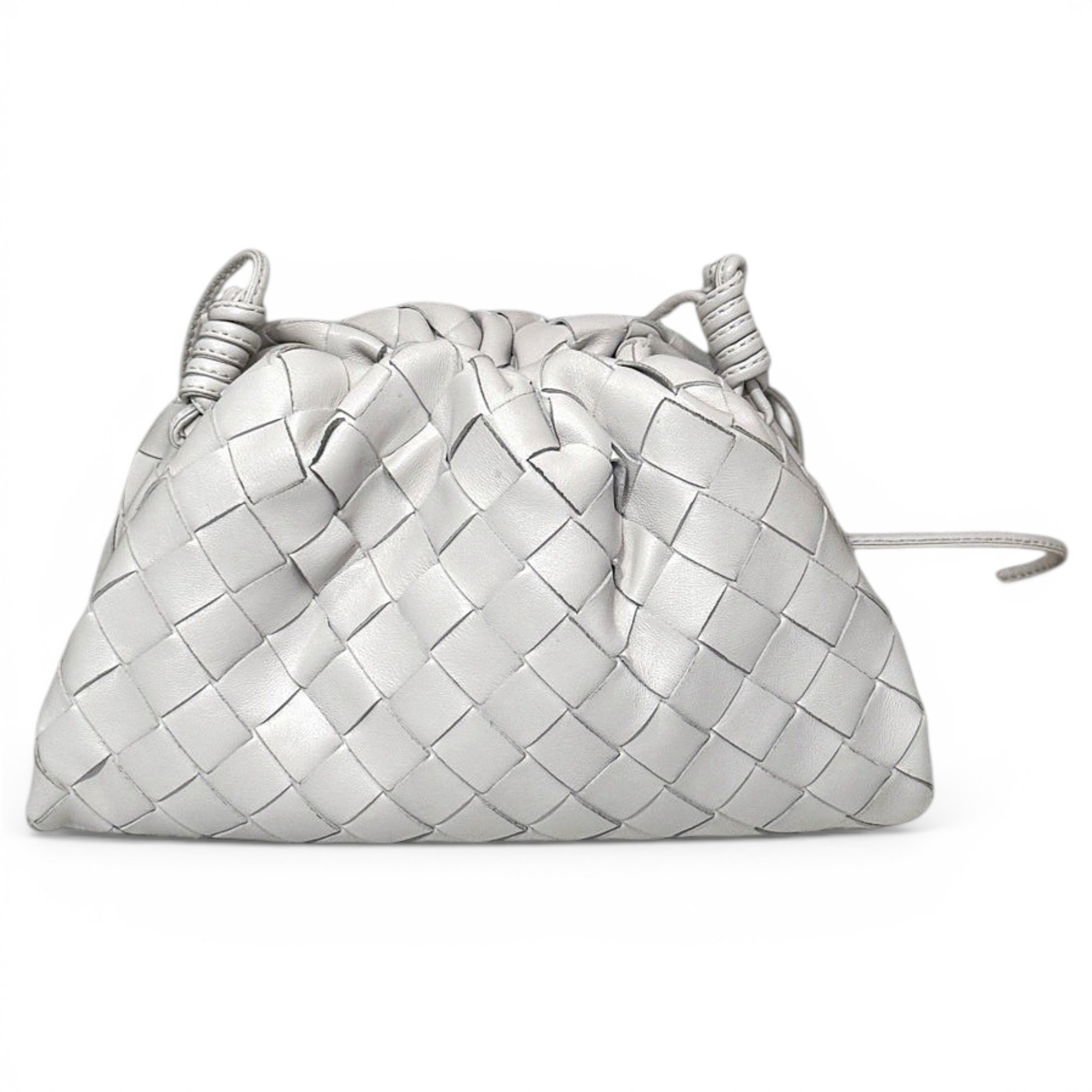Pouch leather handbag