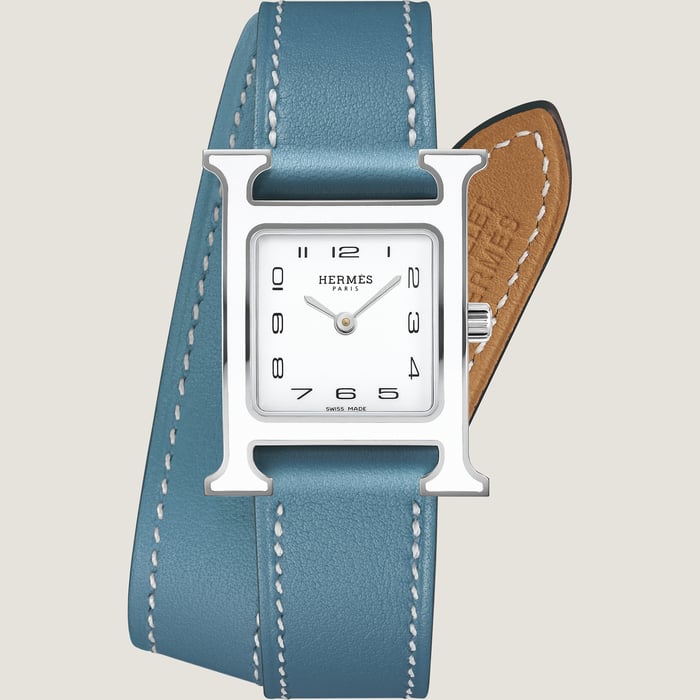 Bleu Jean Heure H Small Model 25 MM Double Tour Watch Strap