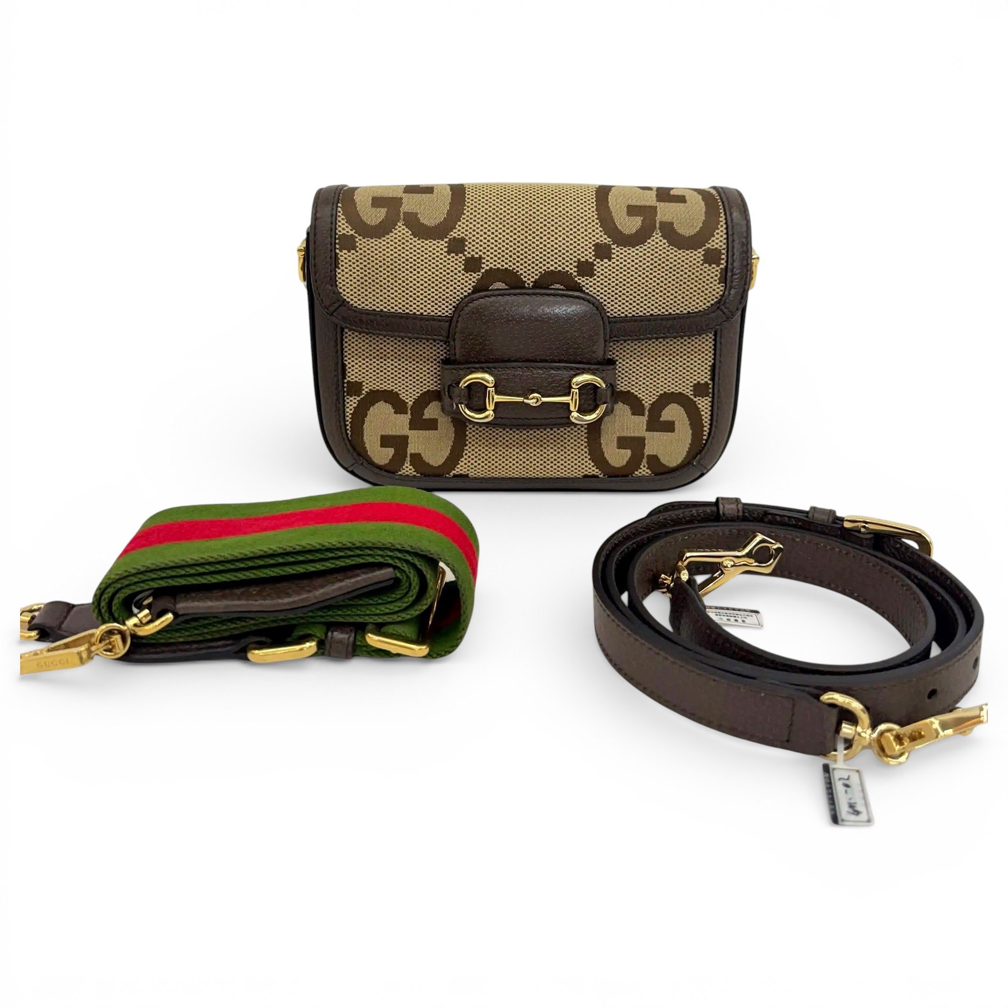 Horsebit 1955 Flap cloth handbag