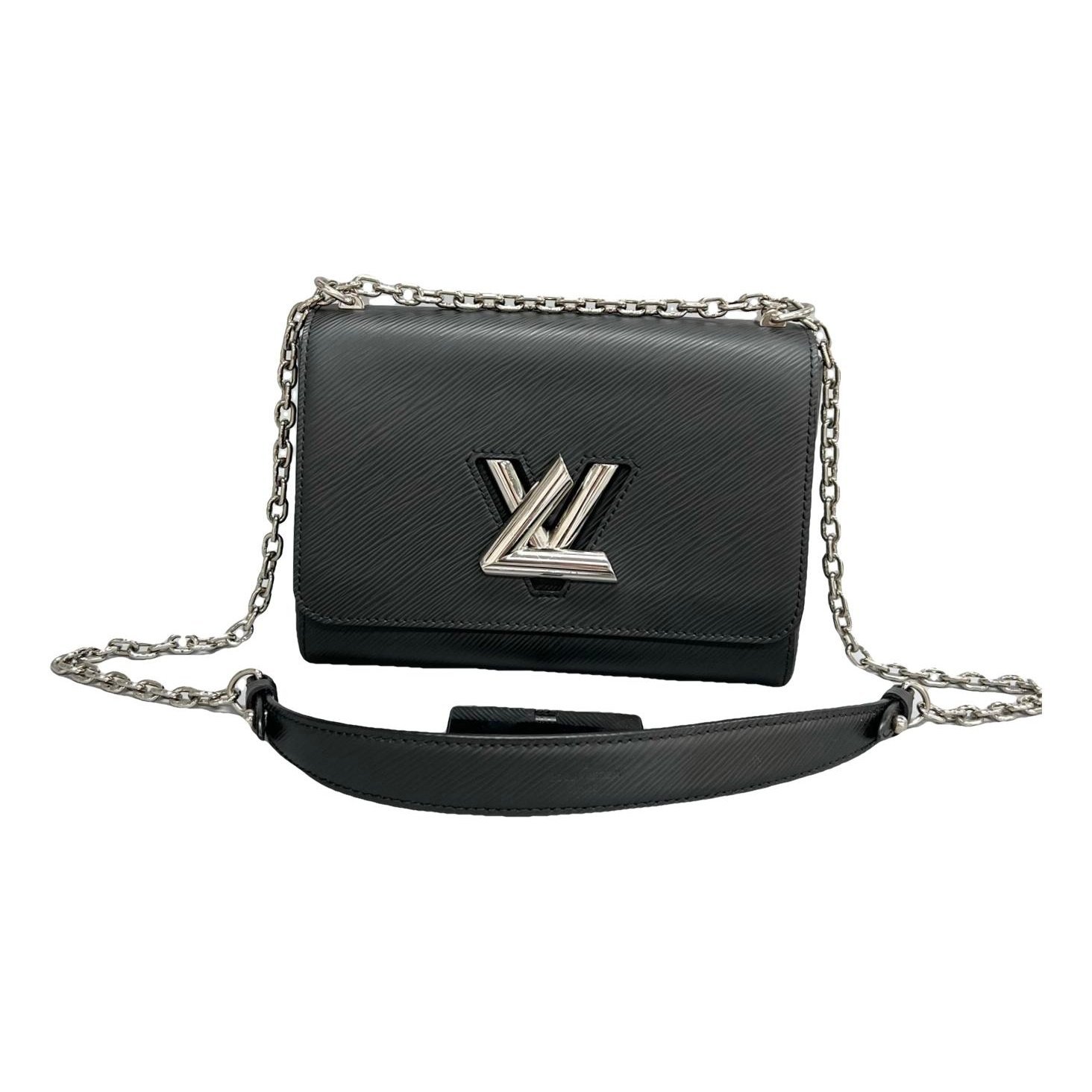 Twist leather handbag