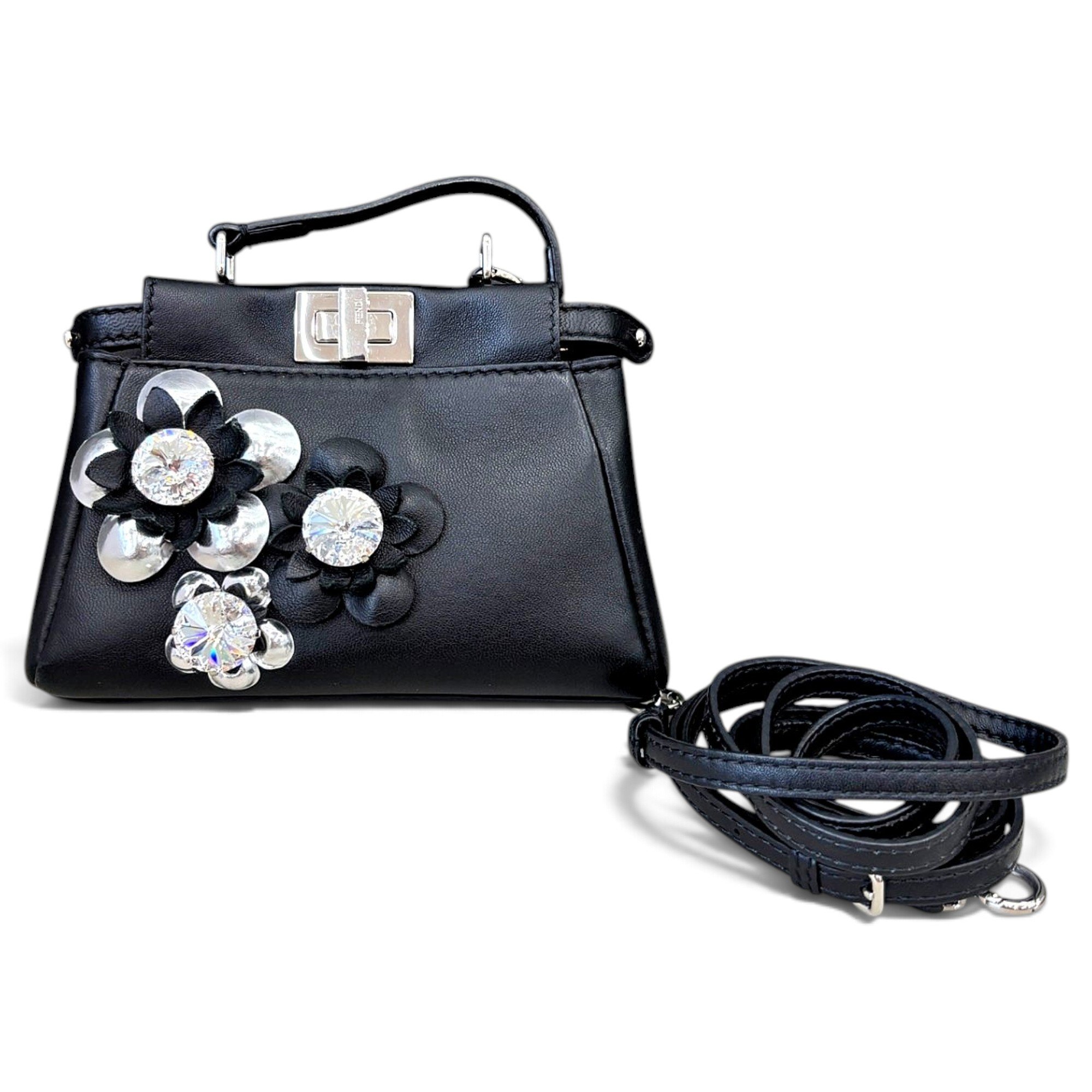 Peekaboo leather mini bag