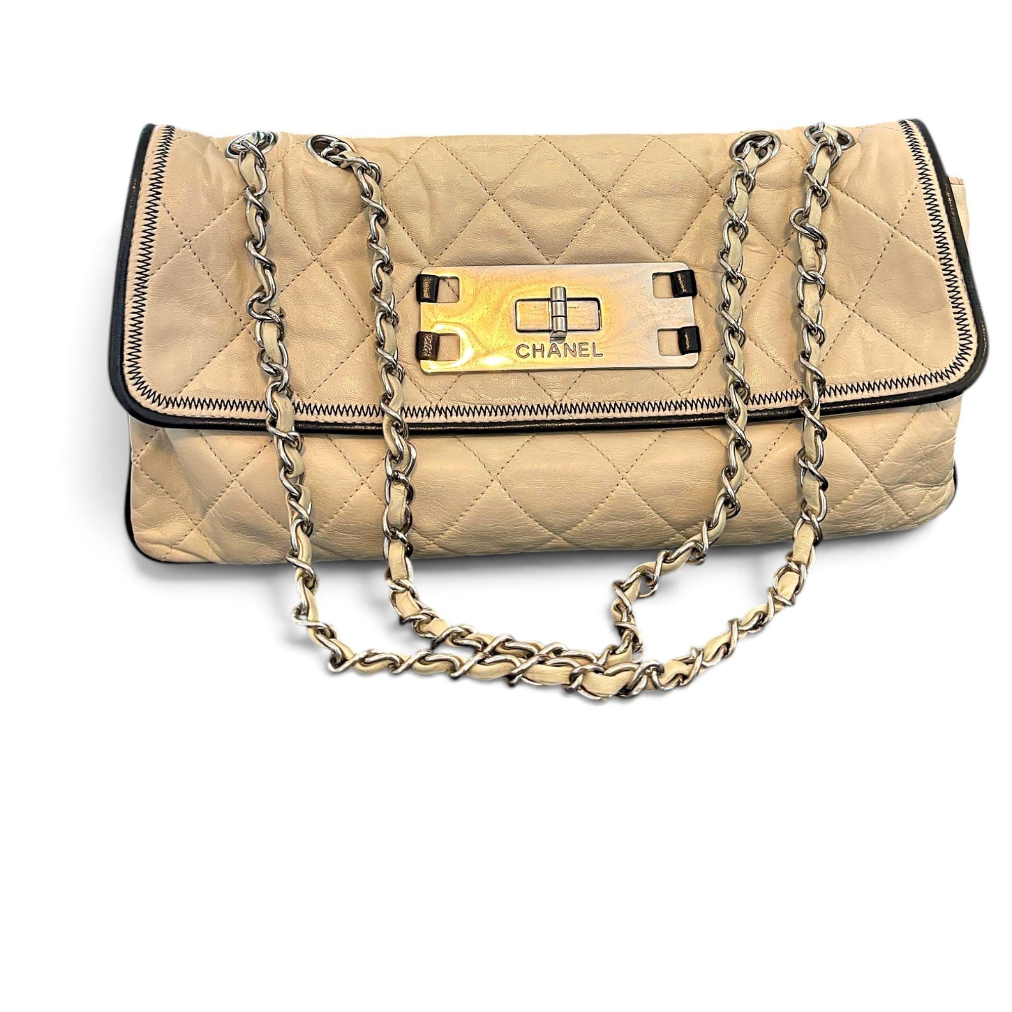 East West Chocolate Bar leather handbag