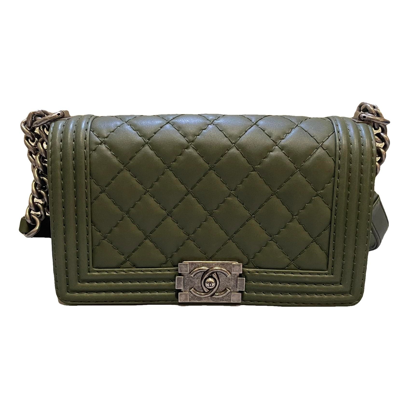 Boy leather crossbody bag