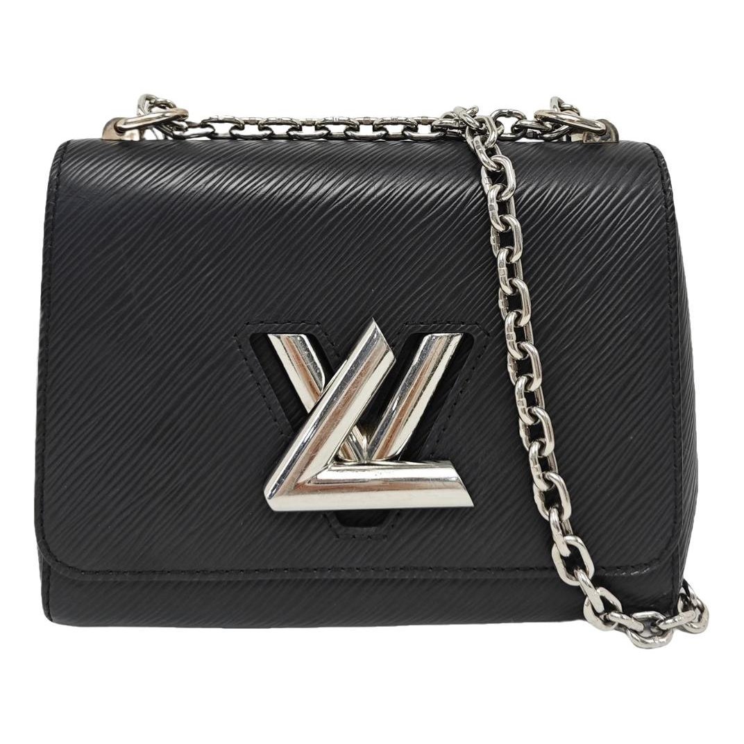 Twist leather crossbody bag