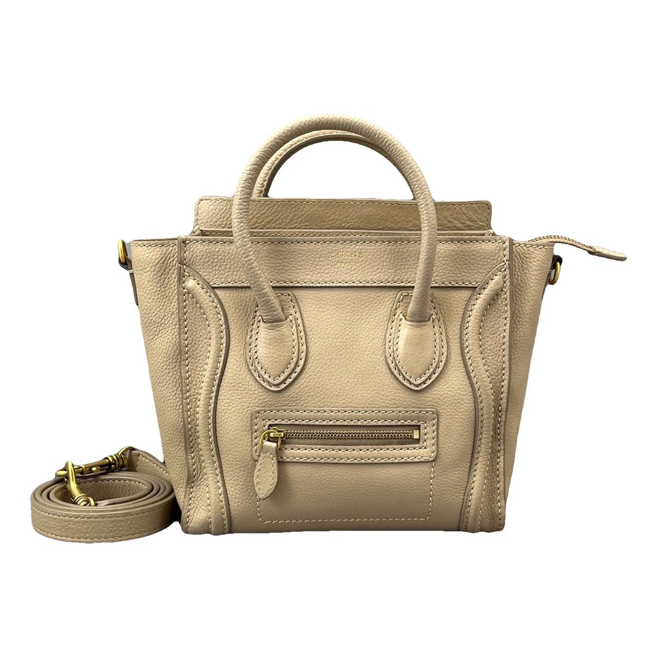 Luggage leather handbag
