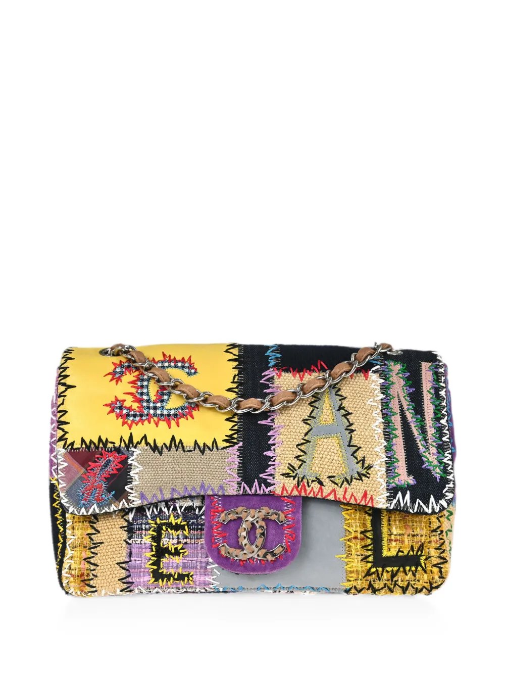 2010 Tweed Patchwork Jumbo shoulder bag