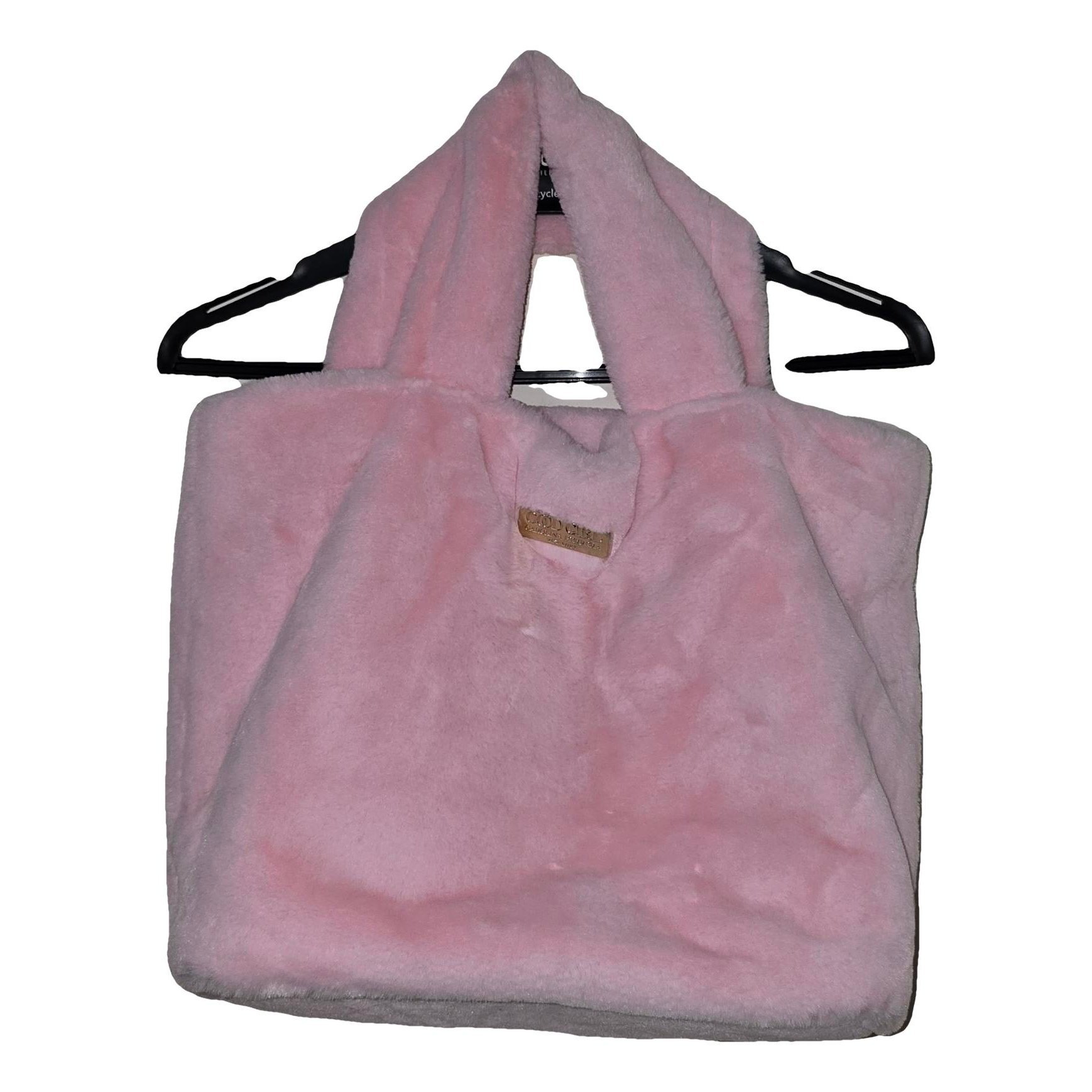 Faux fur tote