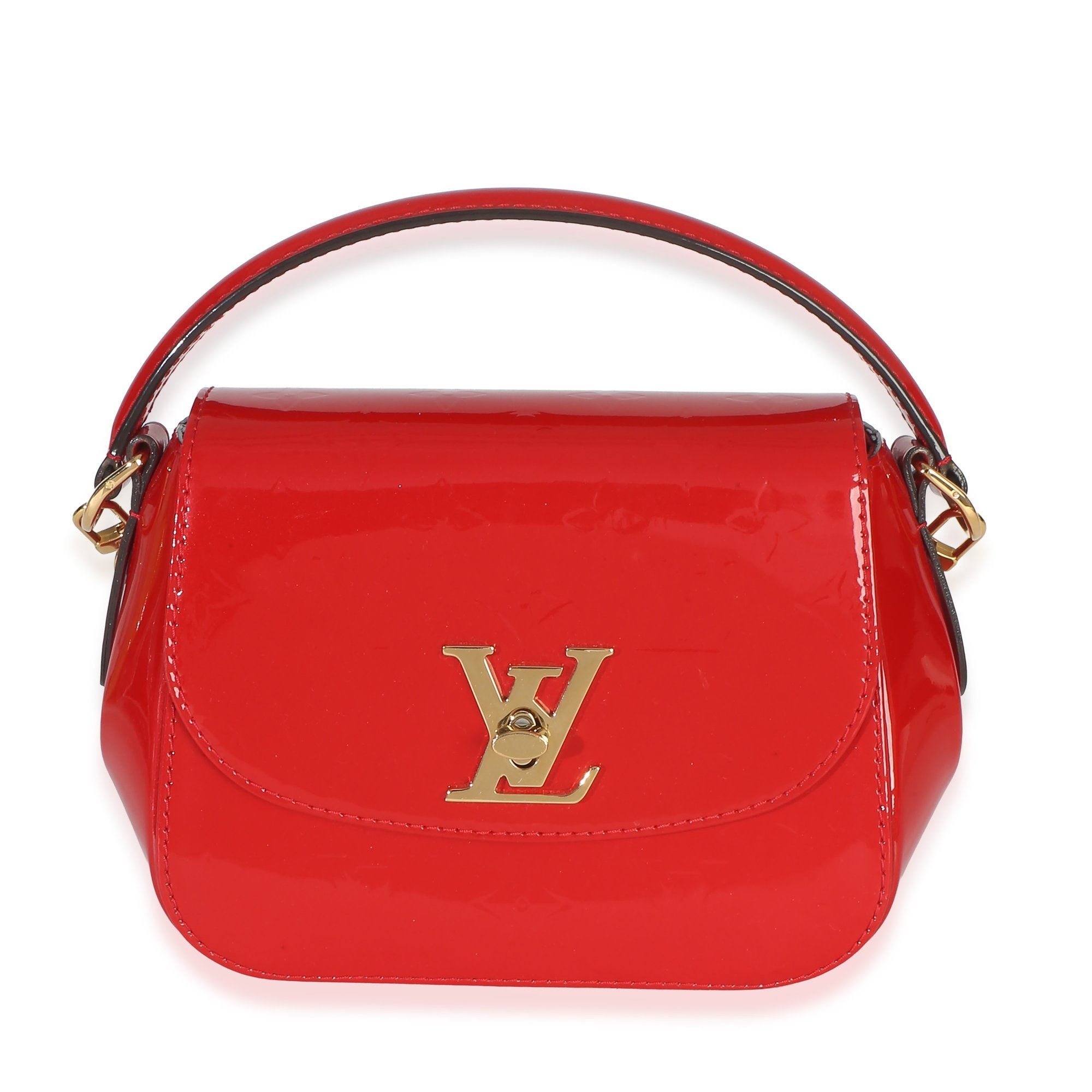 Patent leather handbag