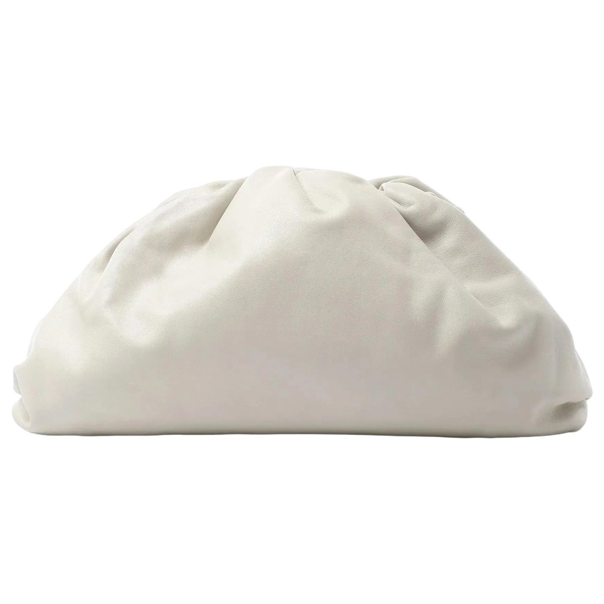 Pouch leather clutch bag