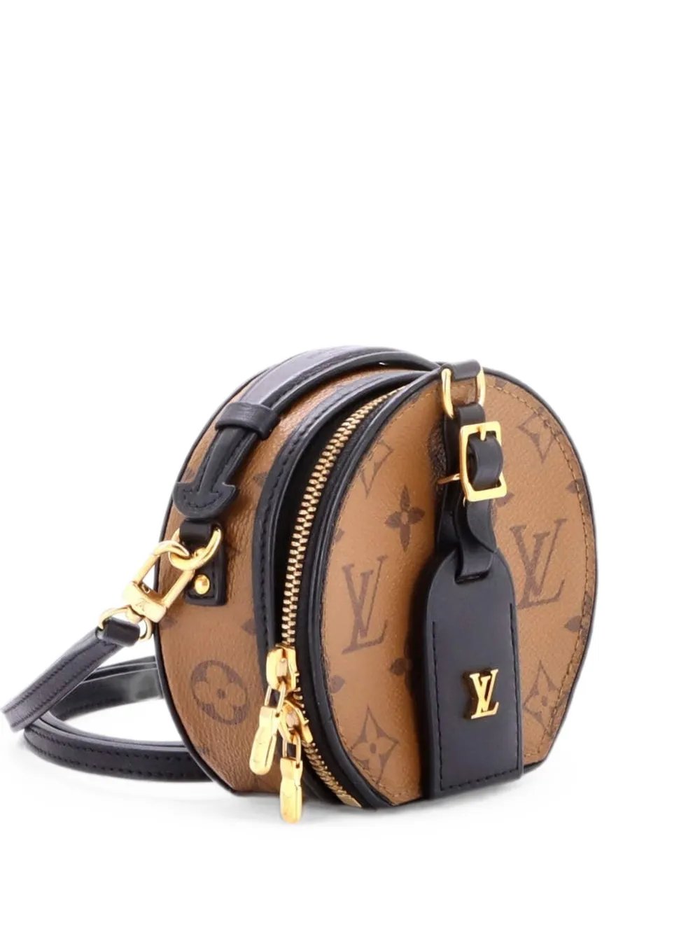 Petite Boite Chapeau Bag Reverse Monogram Canvas shoulder bag