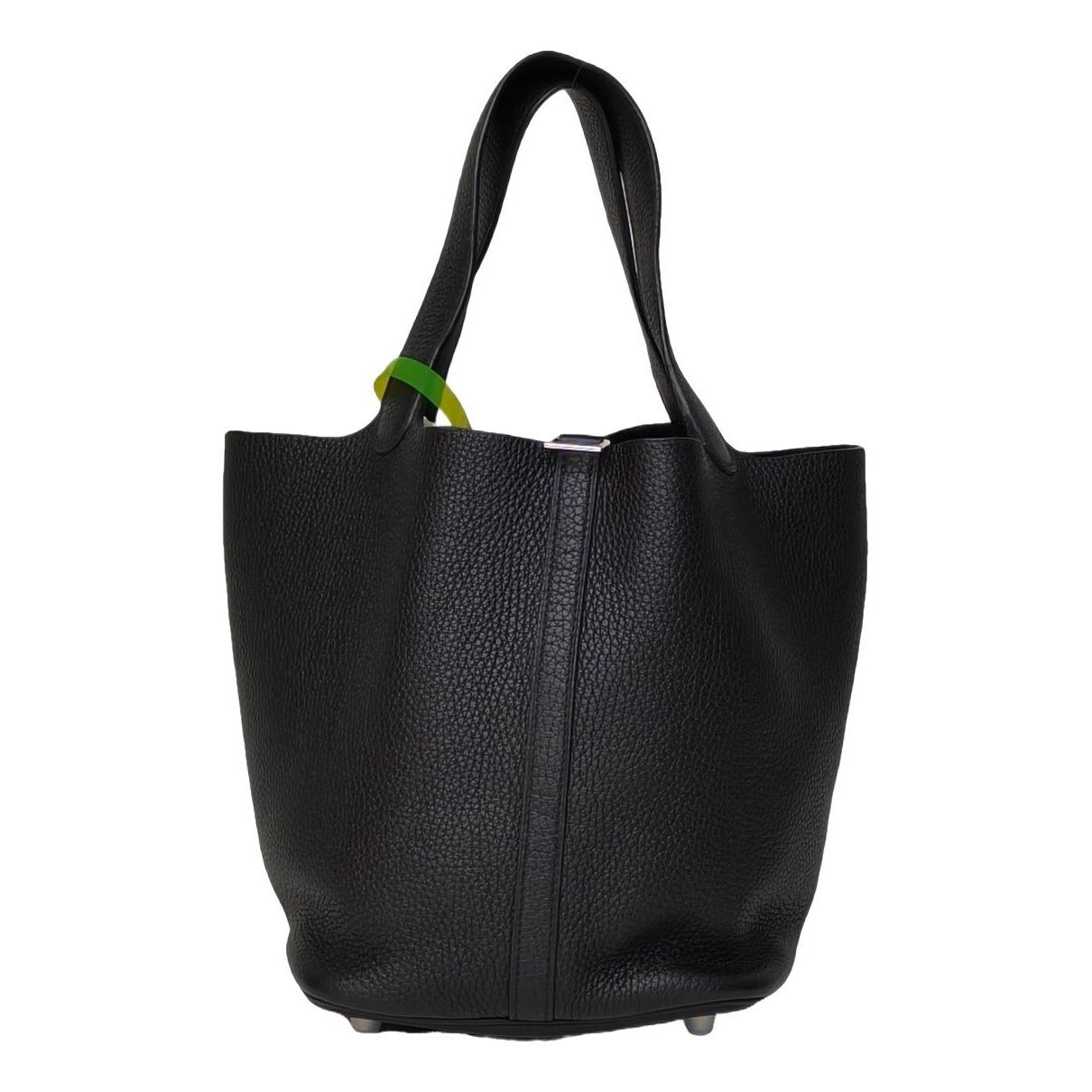 Picotin leather tote