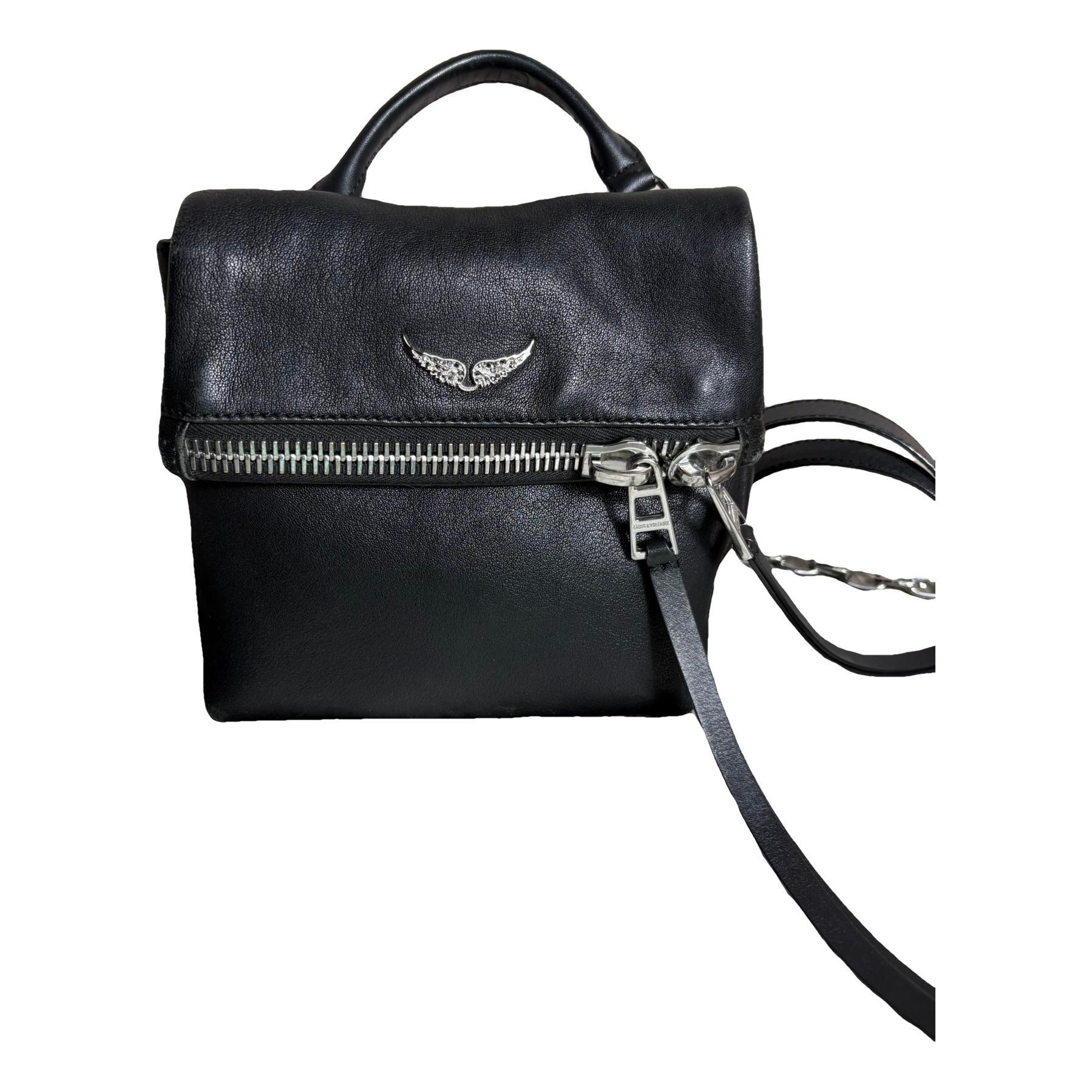 Leather backpack