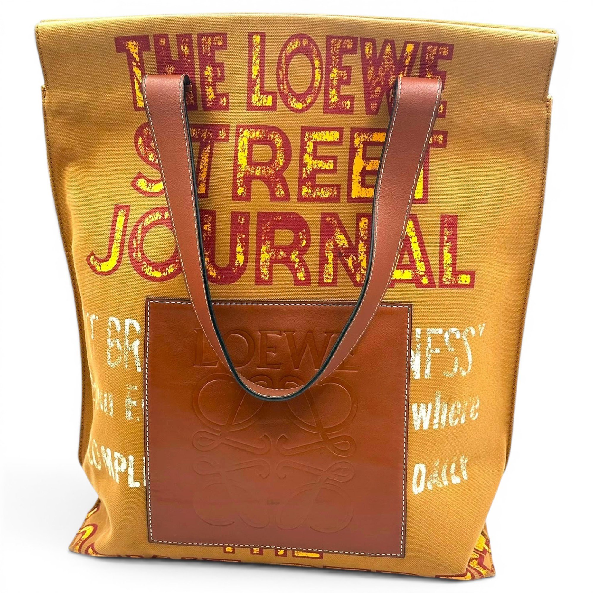 Leather tote